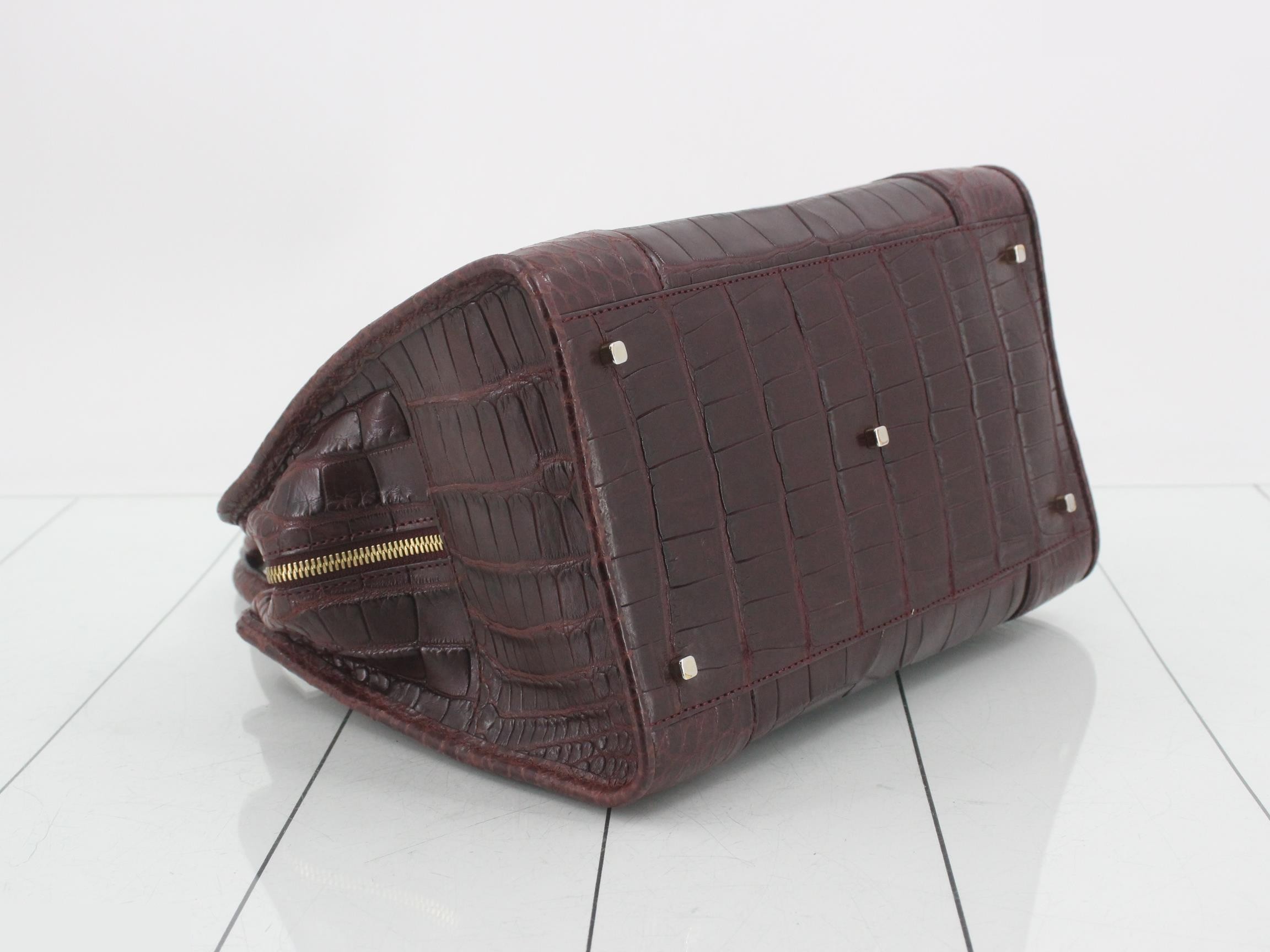 Amazona Crocodile Leather Handbag — view 5