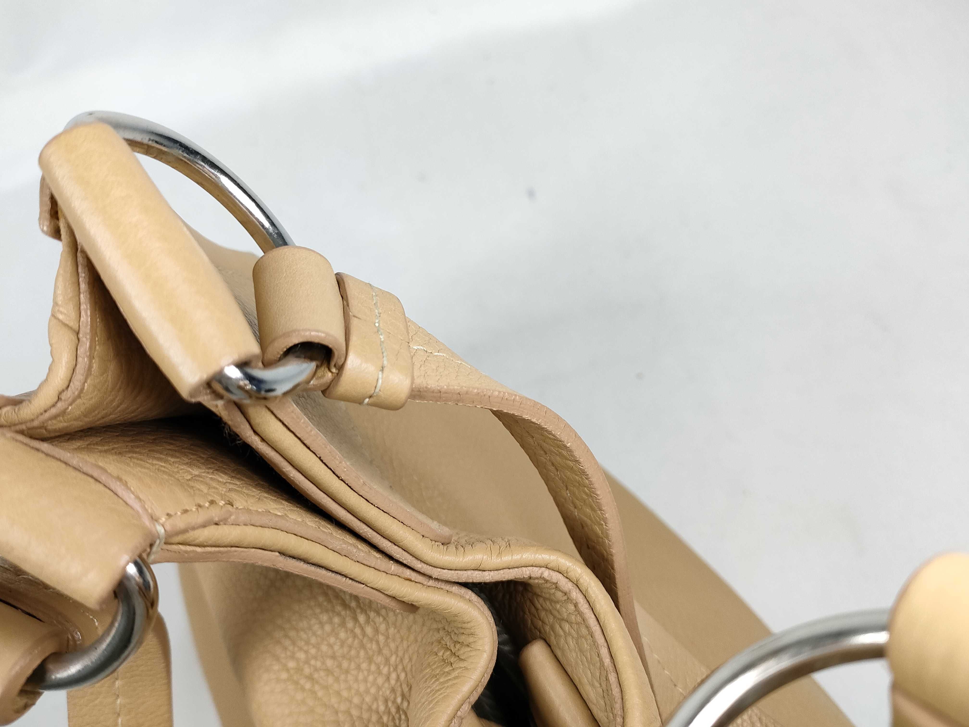 handbag, triangular logo, leather handbag — view 13
