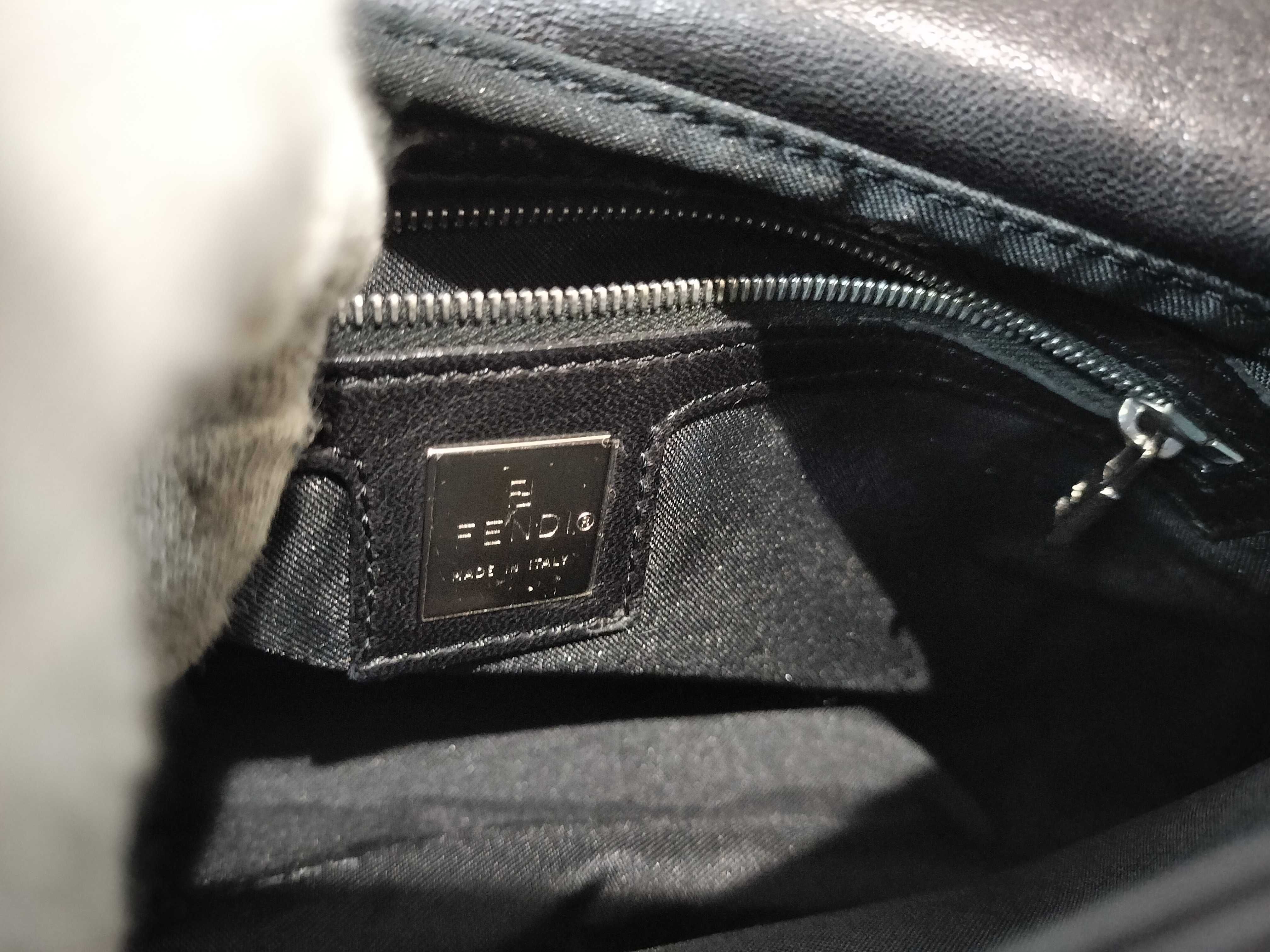 Zucca pattern Mamma hardware/leather/black handbag — view 12