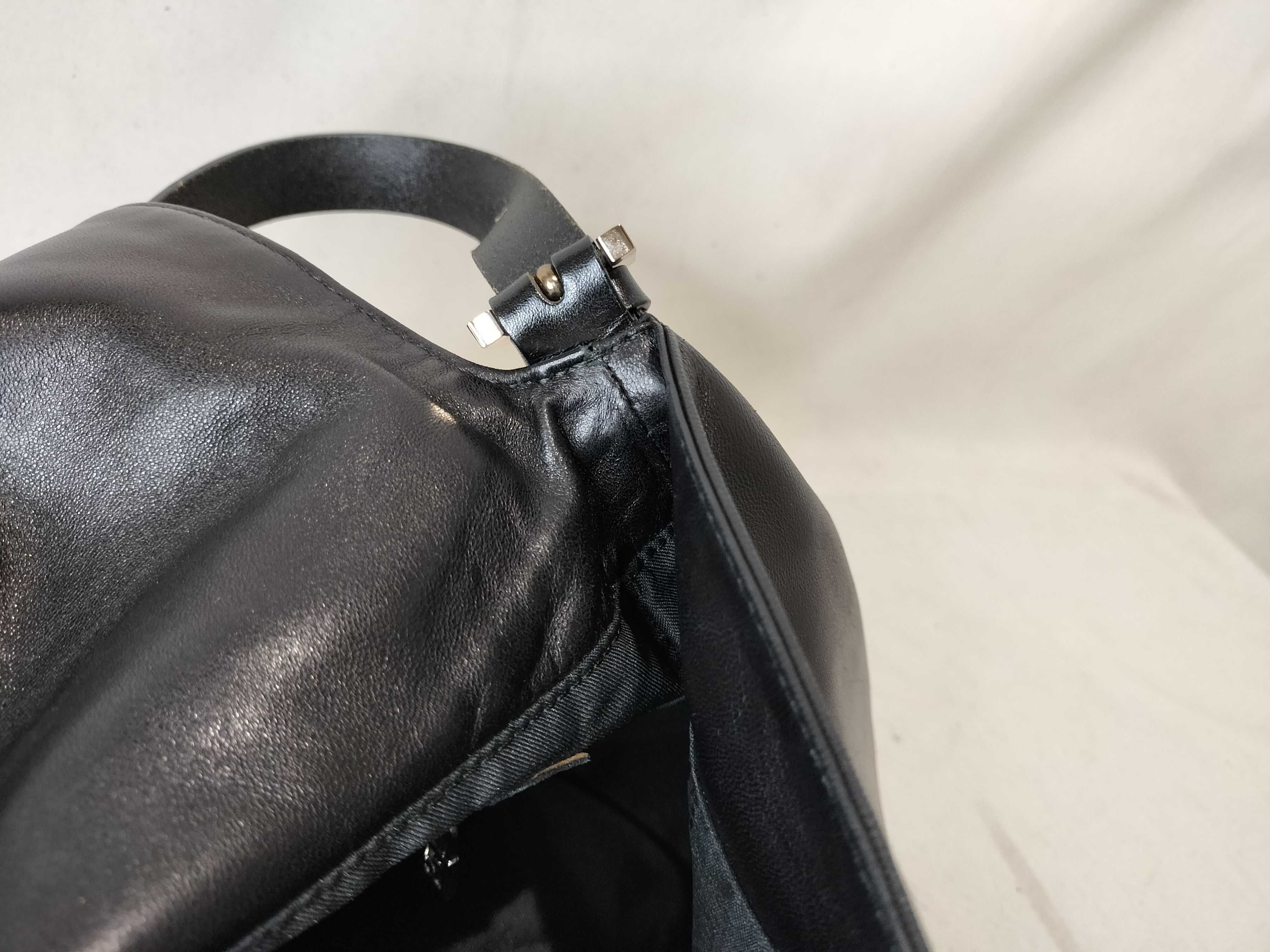 Zucca pattern Mamma hardware/leather/black handbag — view 13