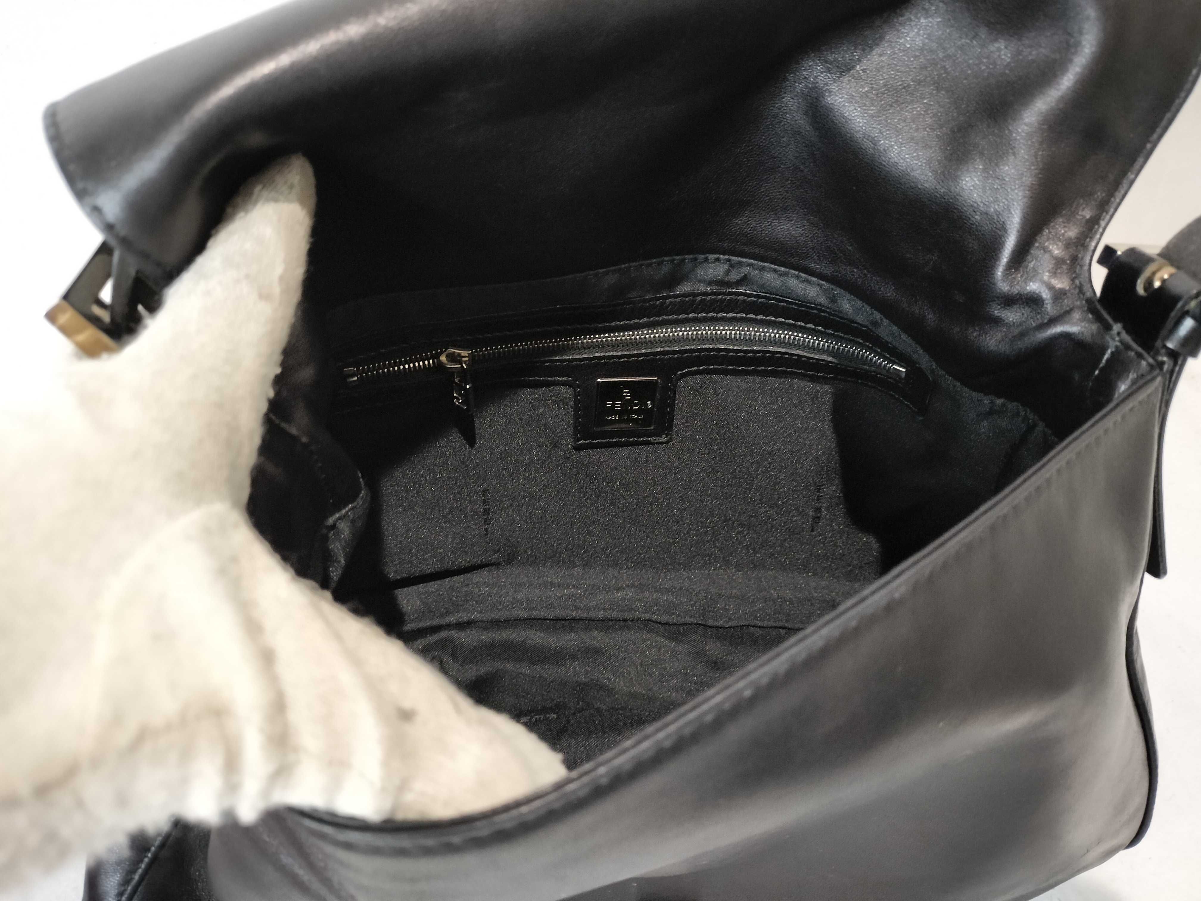 Zucca pattern Mamma hardware/leather/black handbag — view 10
