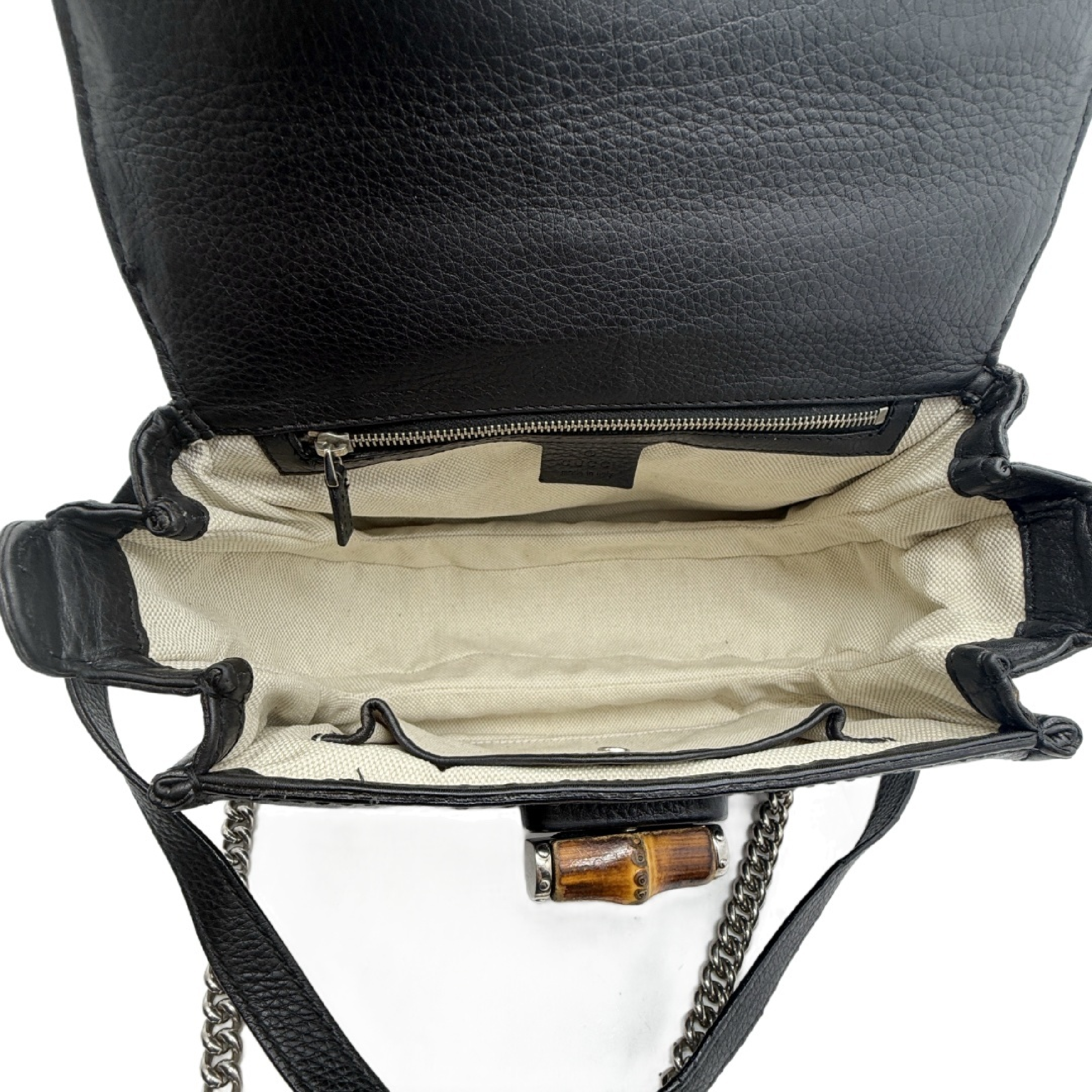 Bamboo Leather Double Strap Handbag — view 13