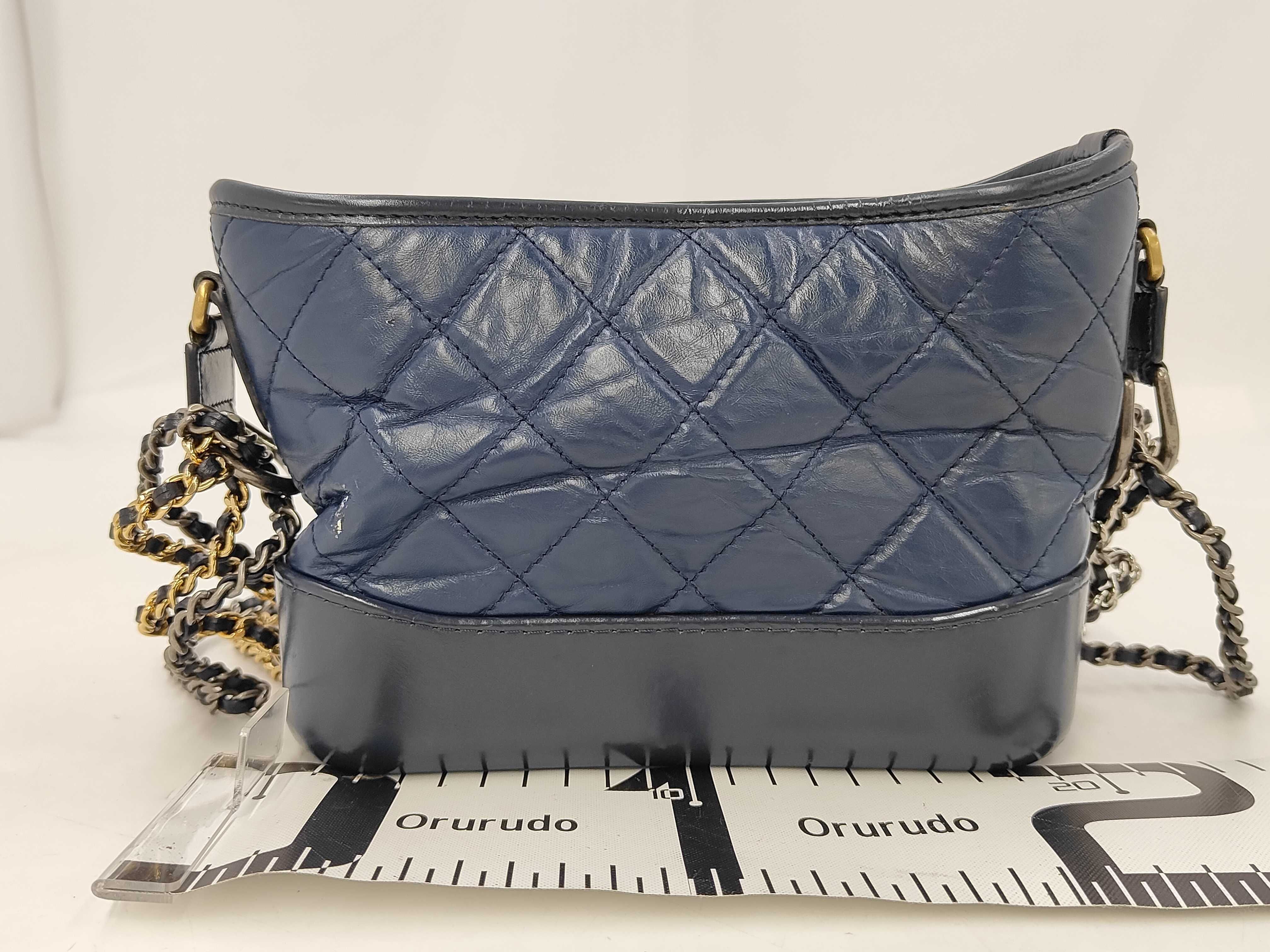 Gabrielle Shoulder Bag, Navy — view 2