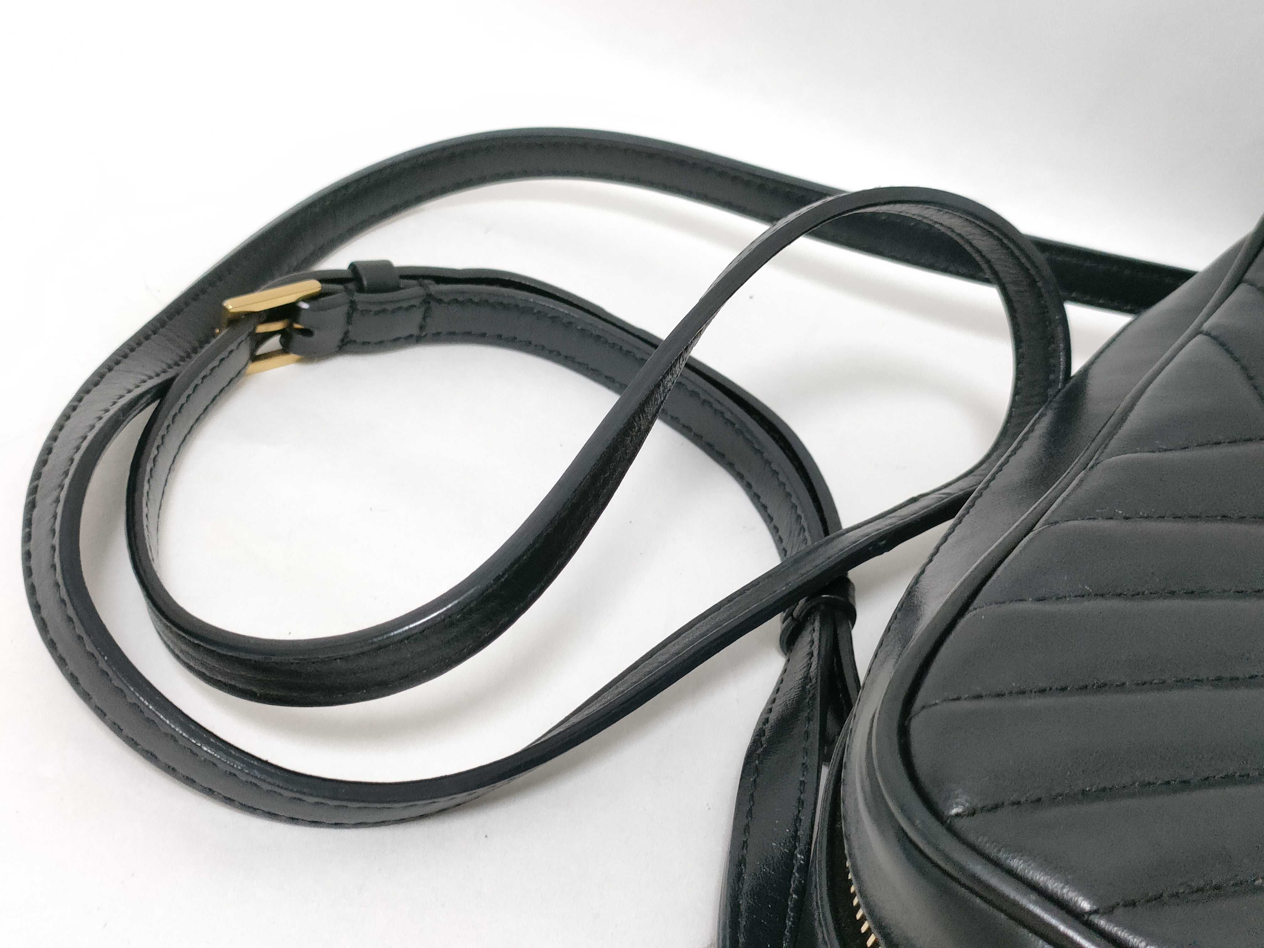 Lou Camera Leather Shoulder Bag, Black, 612544 (Shoulder Bag) — view 3
