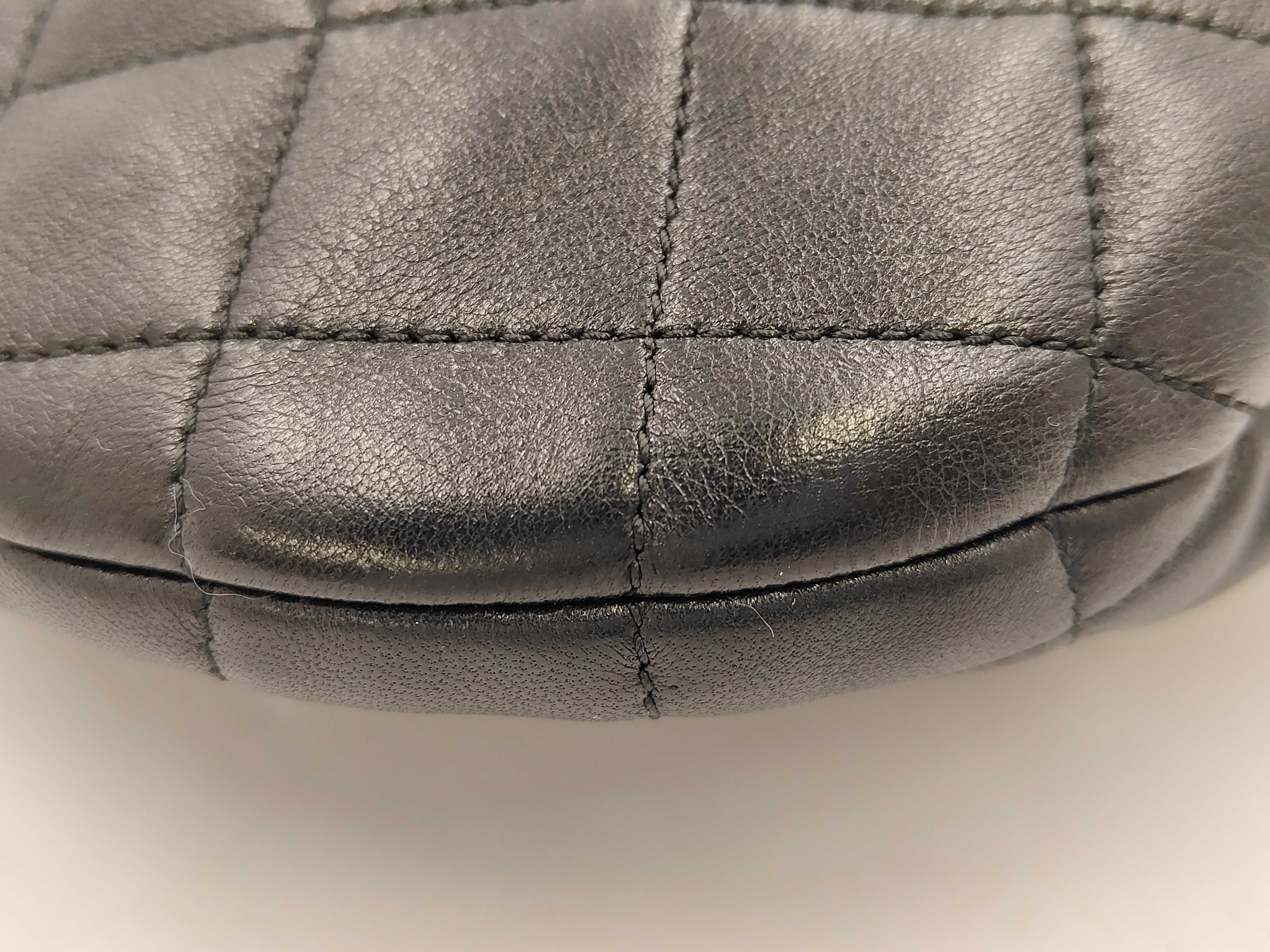 Icarino Handbag, Leather, ATE851689・0725, Black, Cassandra Handbag — view 5