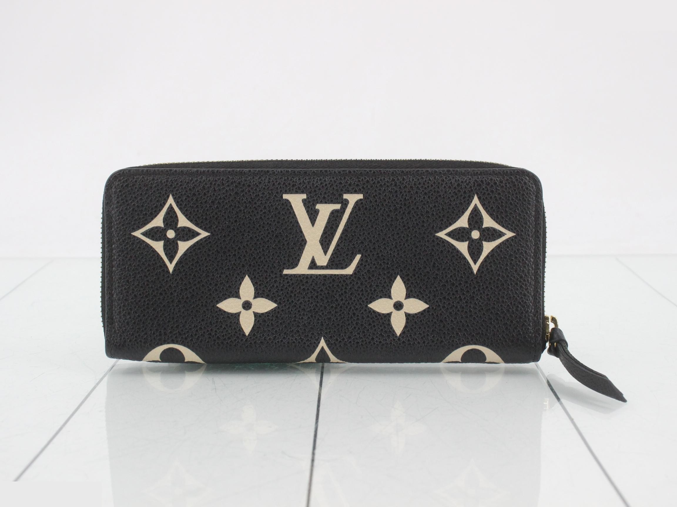 Portefeuille Clemence Bicolor Monogram Long Wallet — view 2