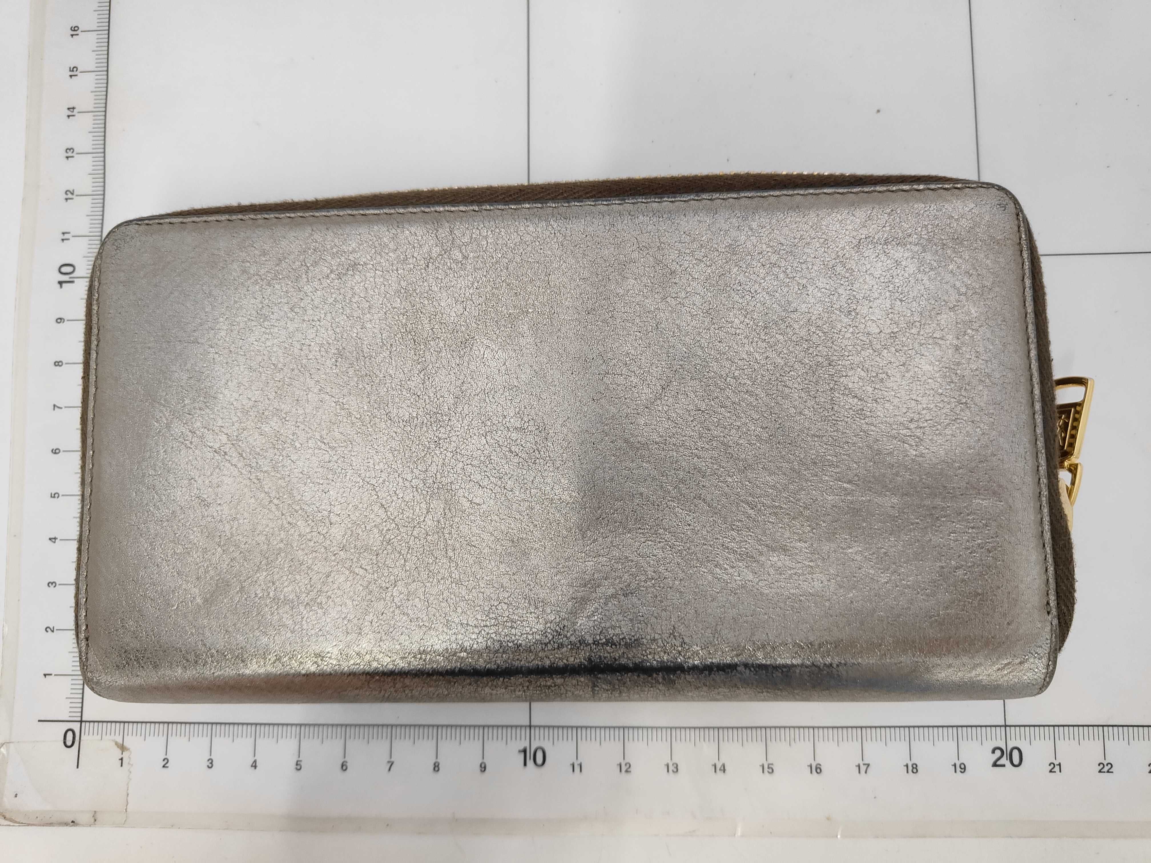 YEVSSAINTLAURENT Silver Long Wallet — view 2