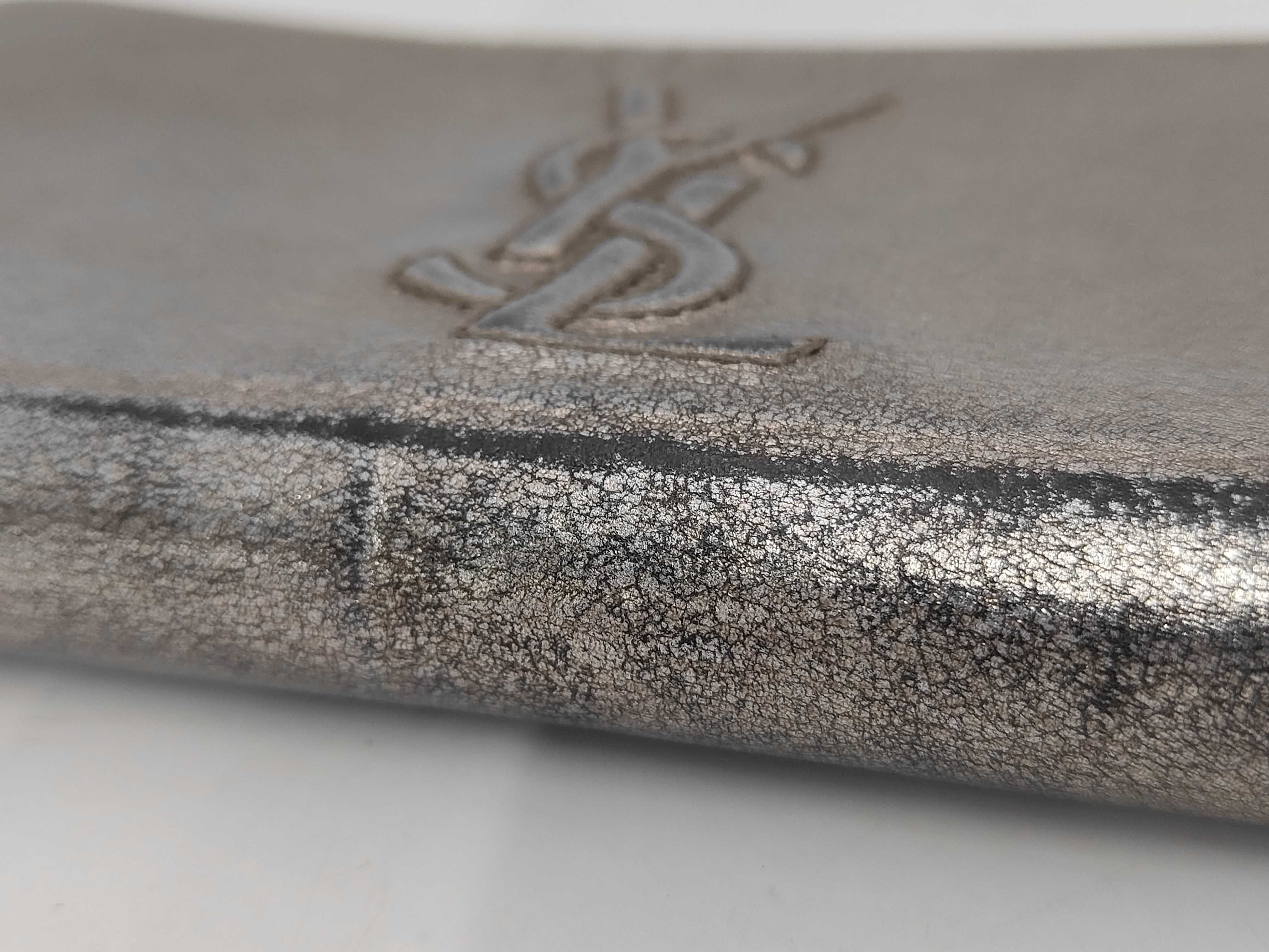 YEVSSAINTLAURENT Silver Long Wallet — view 4