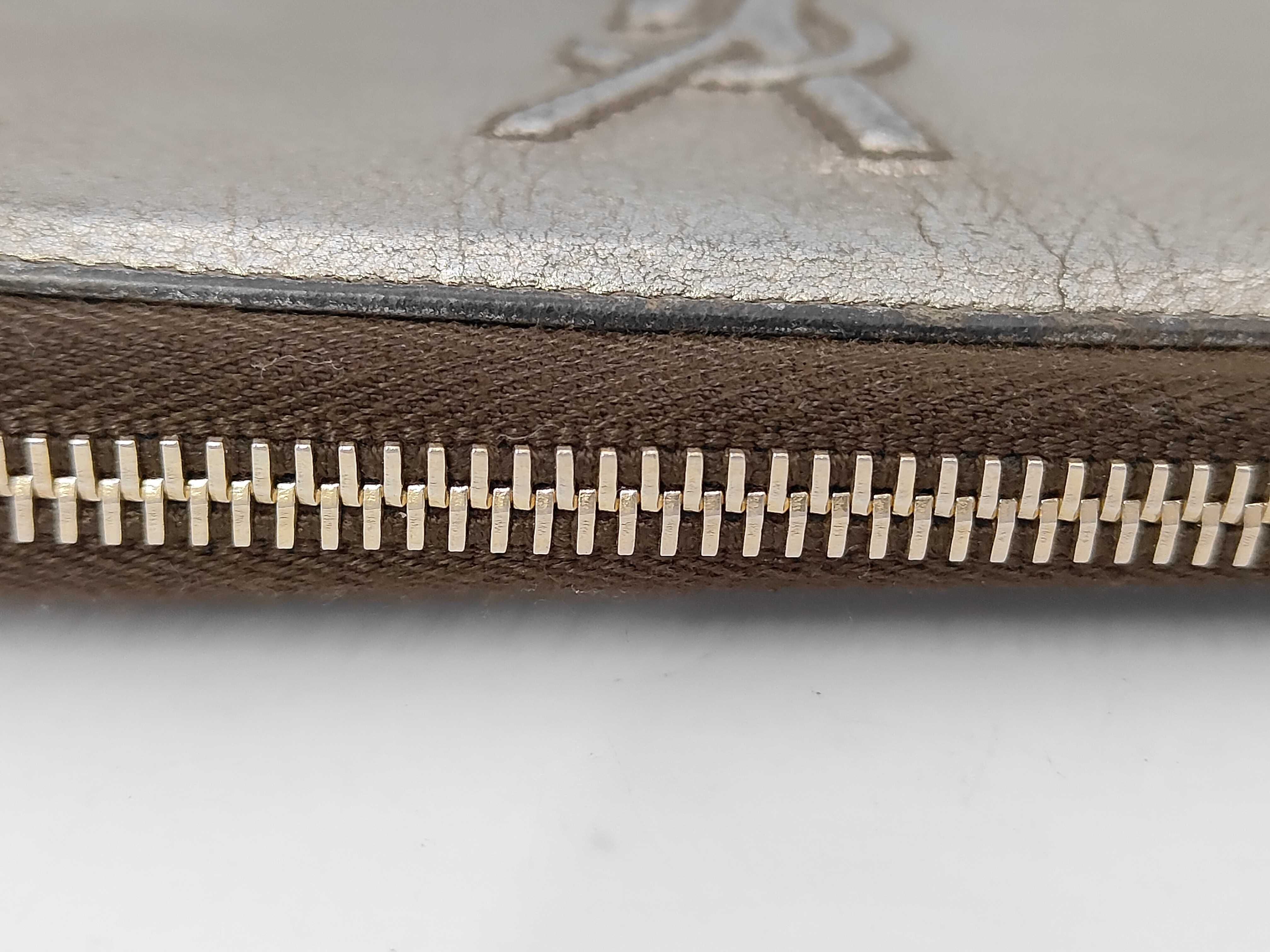 YEVSSAINTLAURENT Silver Long Wallet — view 5