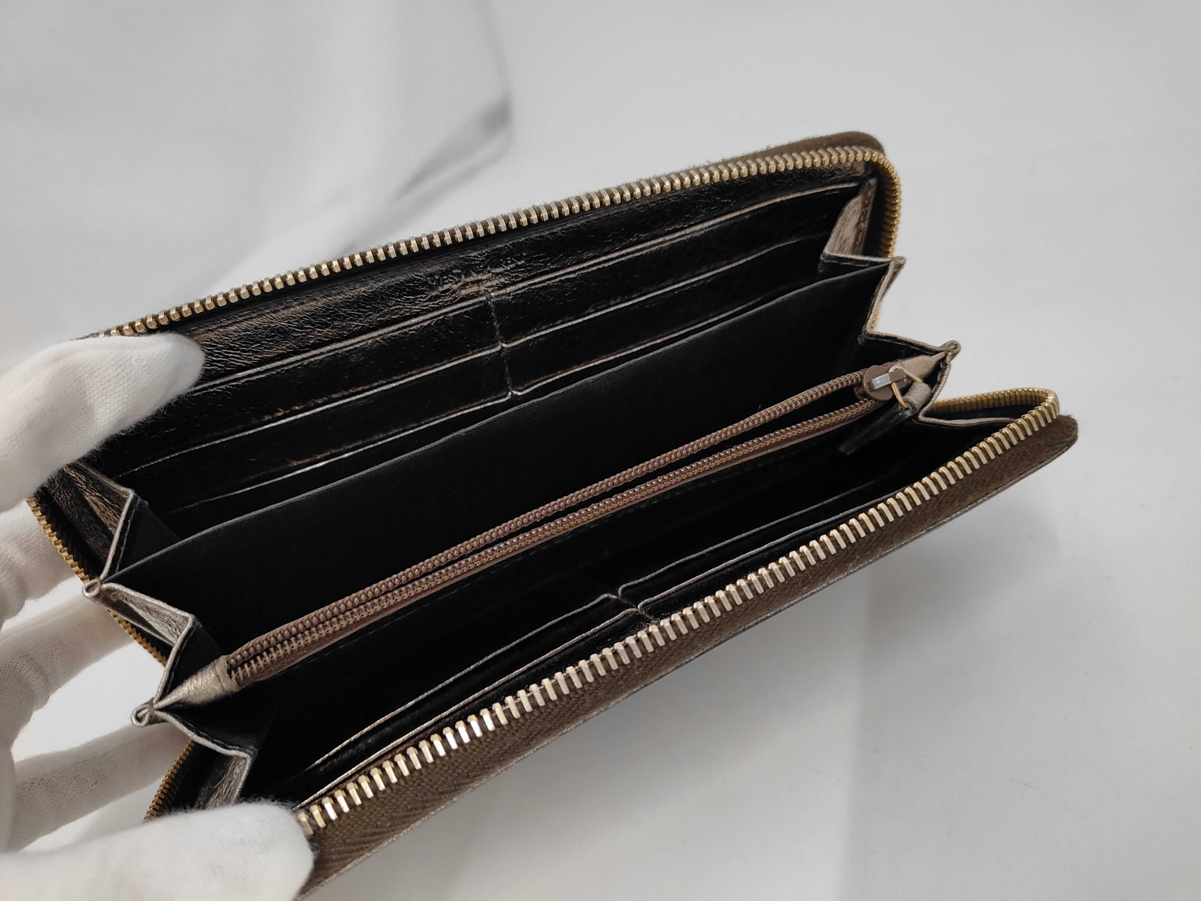 YEVSSAINTLAURENT Silver Long Wallet — view 6