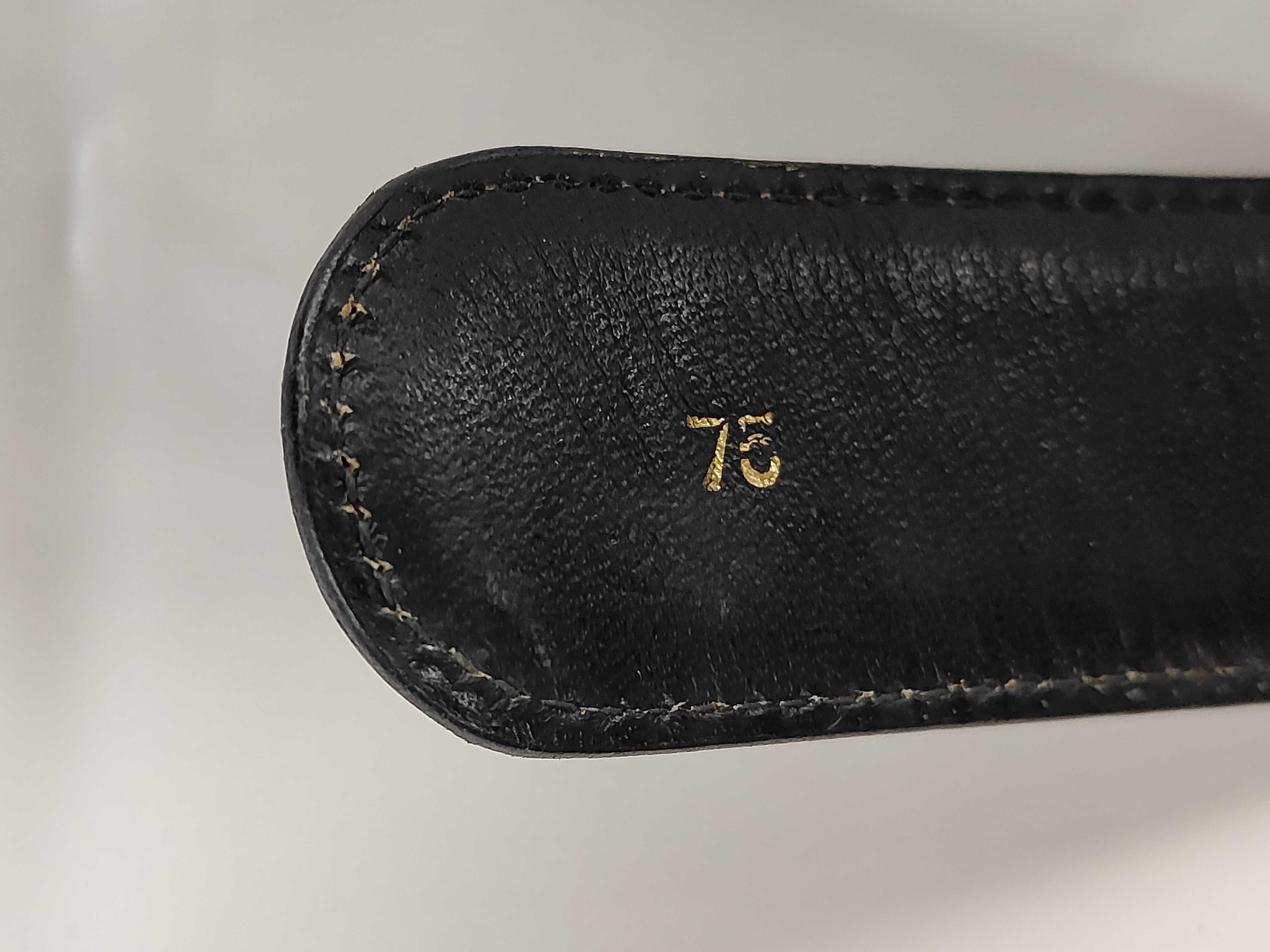 Leather Belt with Carriage Buckle — view 7