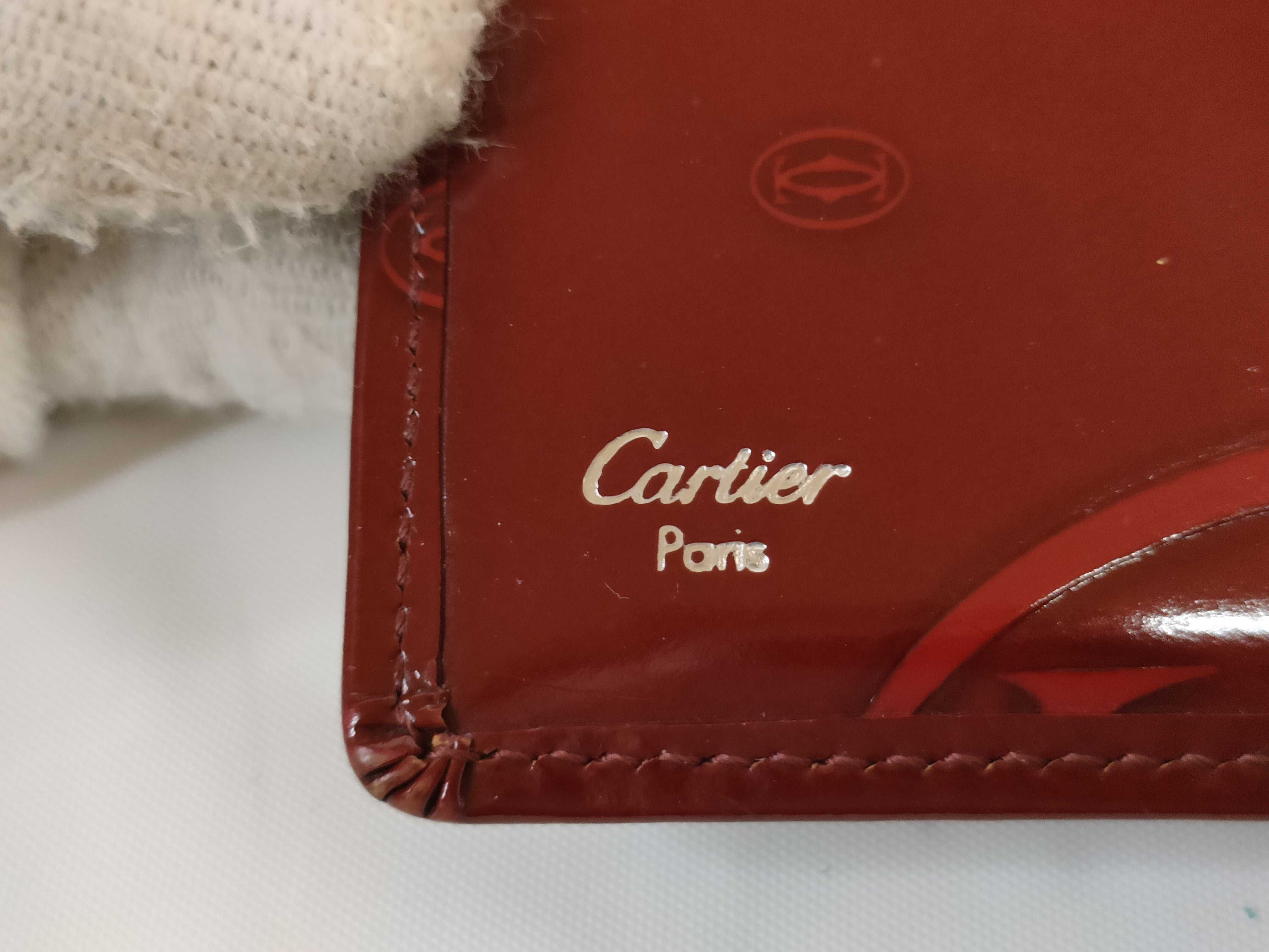 Happy Birthday Bifold Wallet Enamel Bordeaux Box/Guarantee Included Wallet — view 11