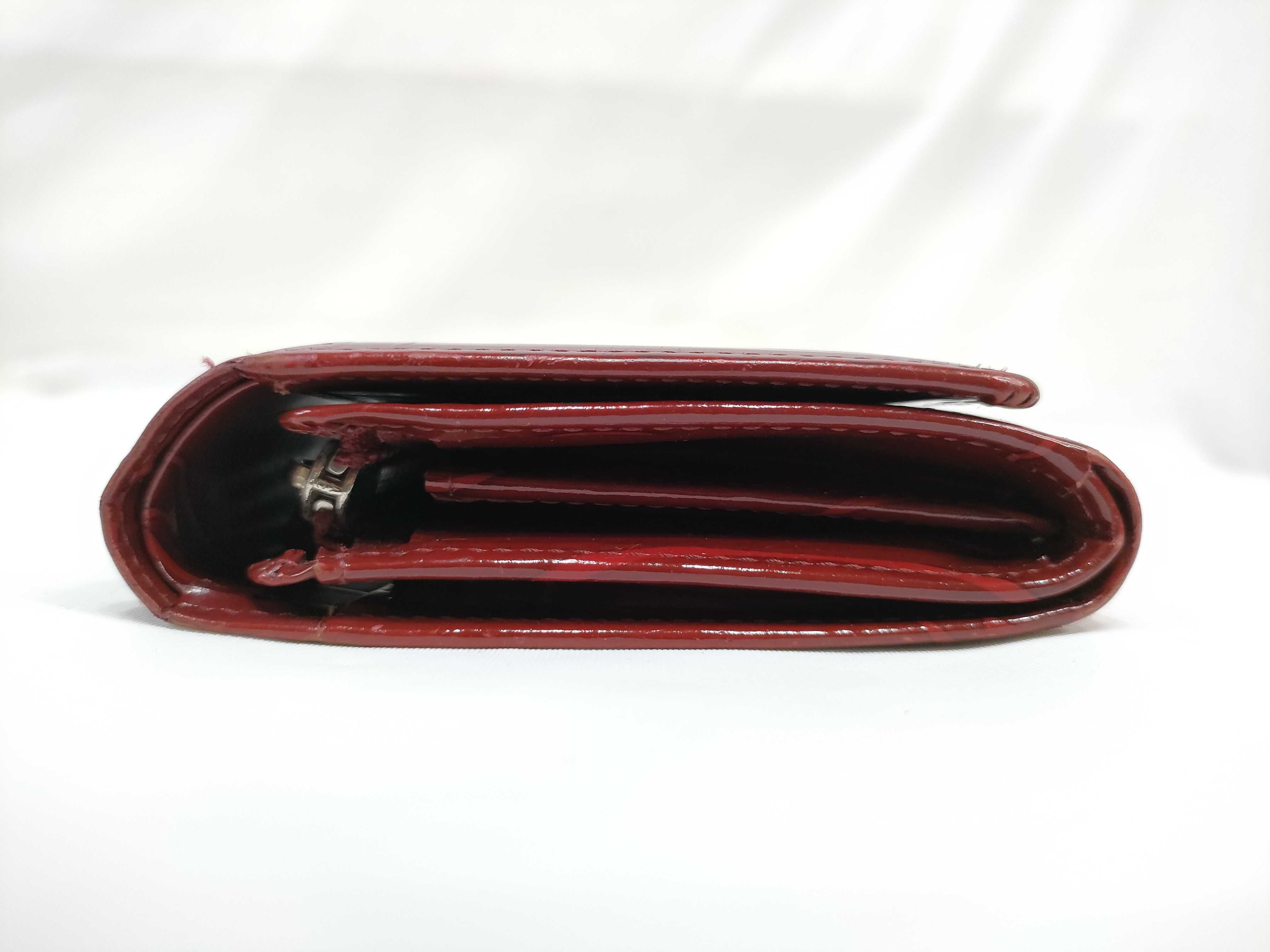 Happy Birthday Bifold Wallet Enamel Bordeaux Box/Guarantee Included Wallet — view 4