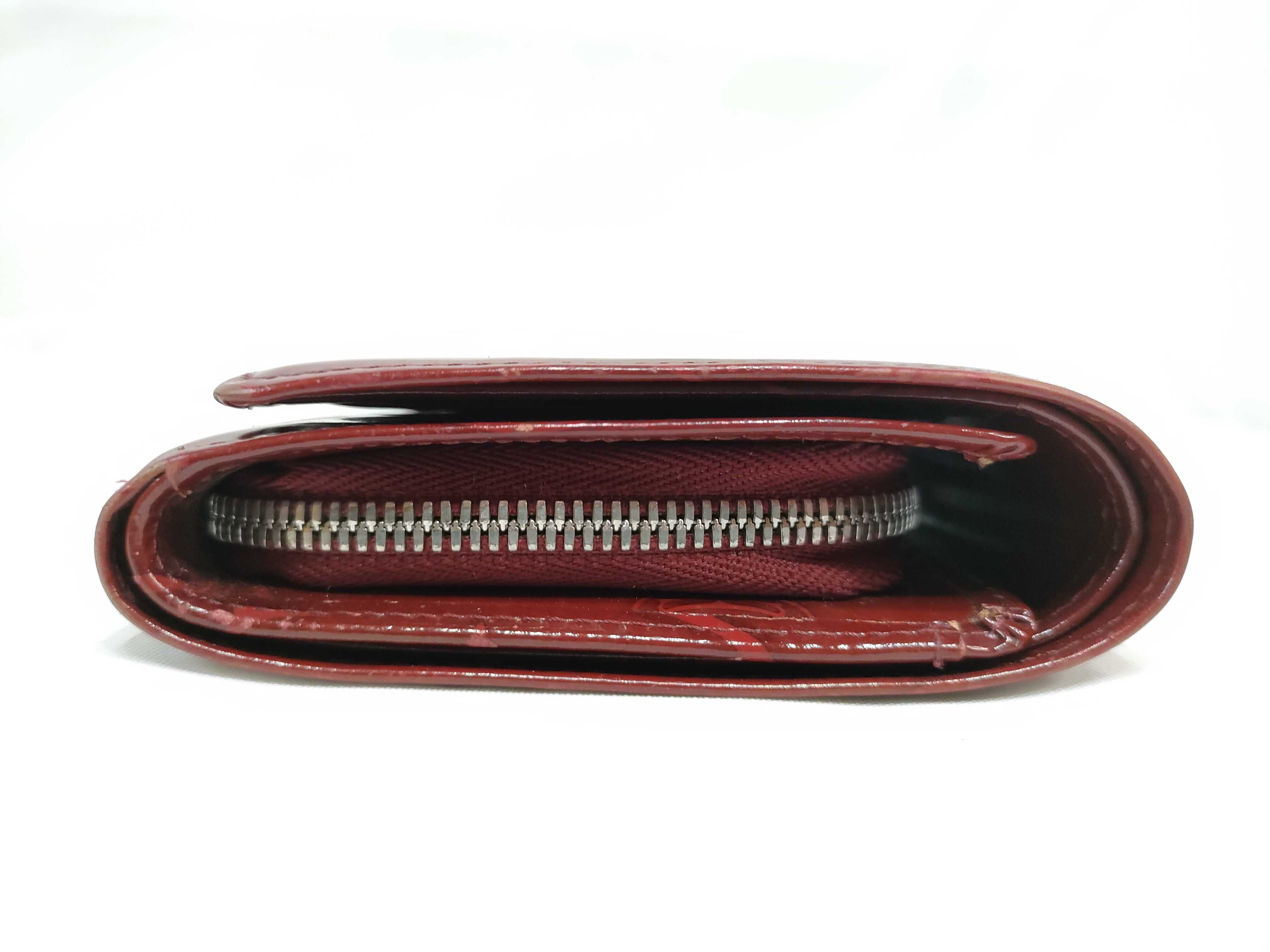 Happy Birthday Bifold Wallet Enamel Bordeaux Box/Guarantee Included Wallet — view 6