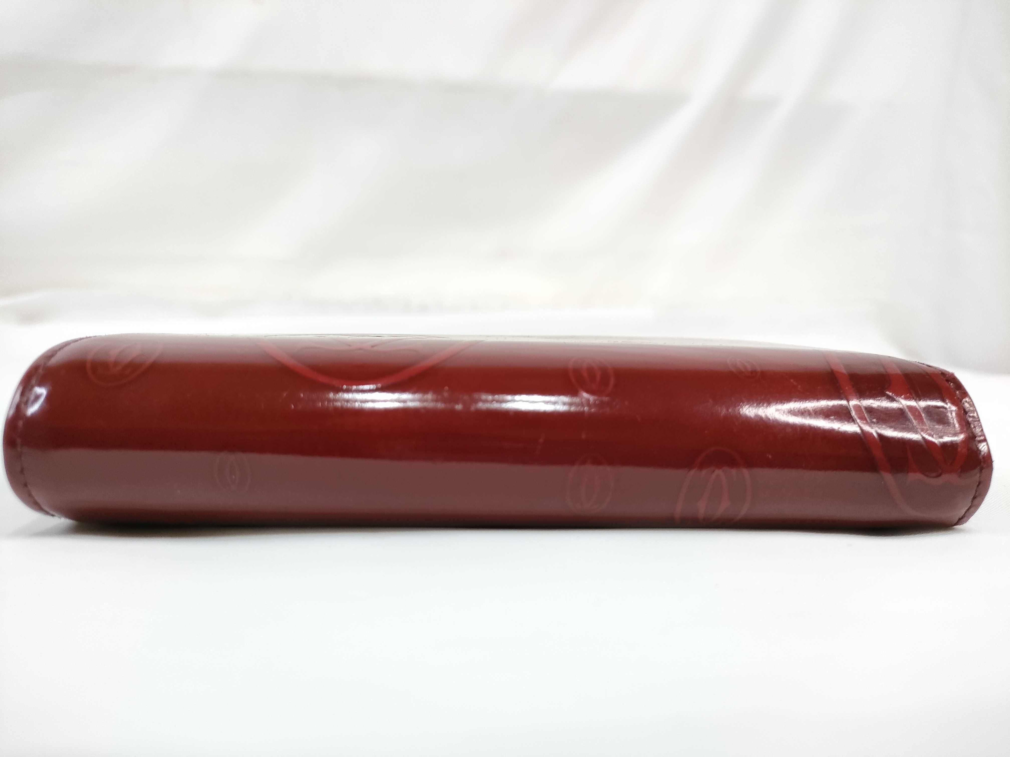 Happy Birthday Bifold Wallet Enamel Bordeaux Box/Guarantee Included Wallet — view 7