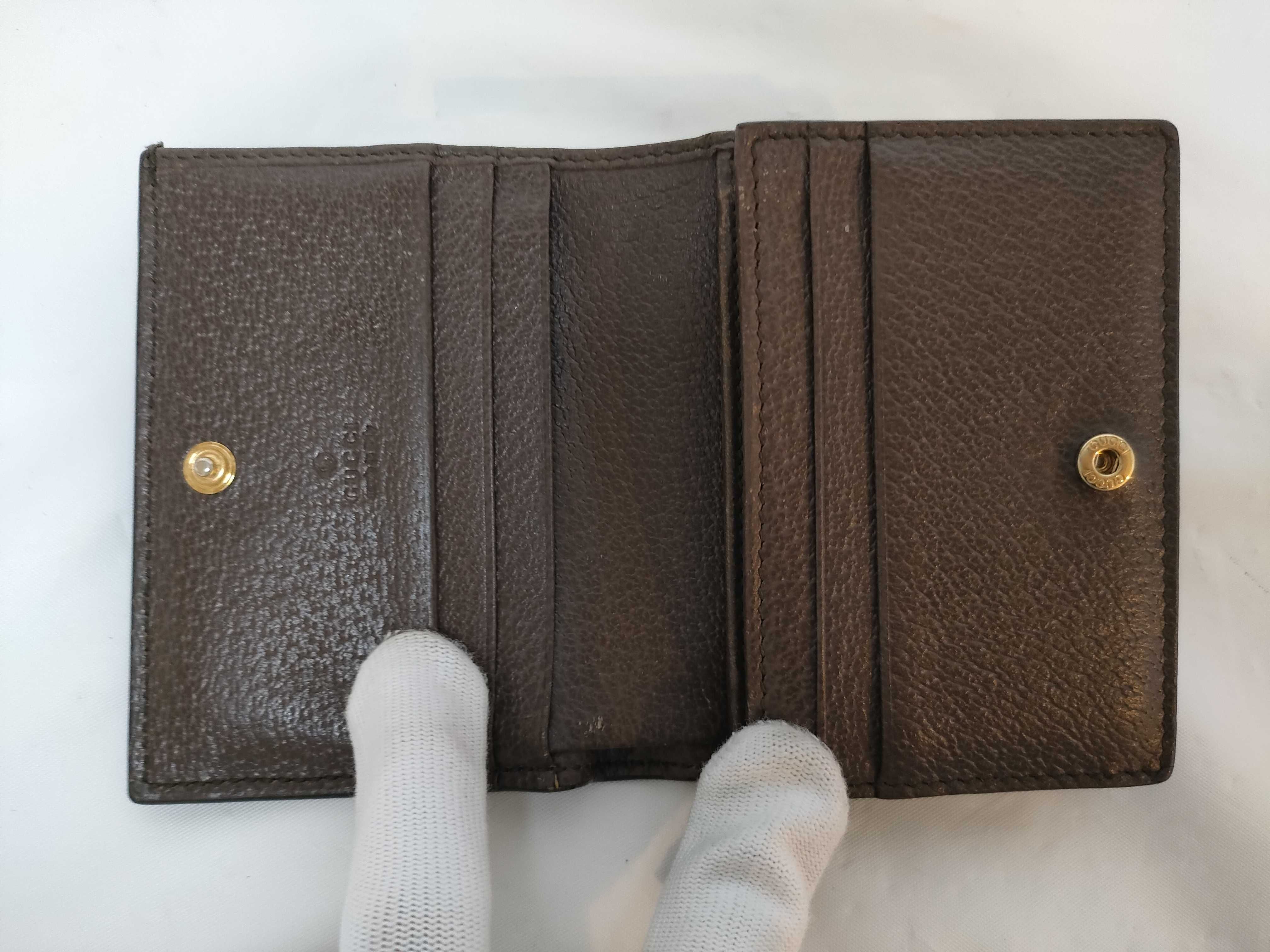 GG Supreme Ophidia Sherry Line Bi-fold Wallet — view 8