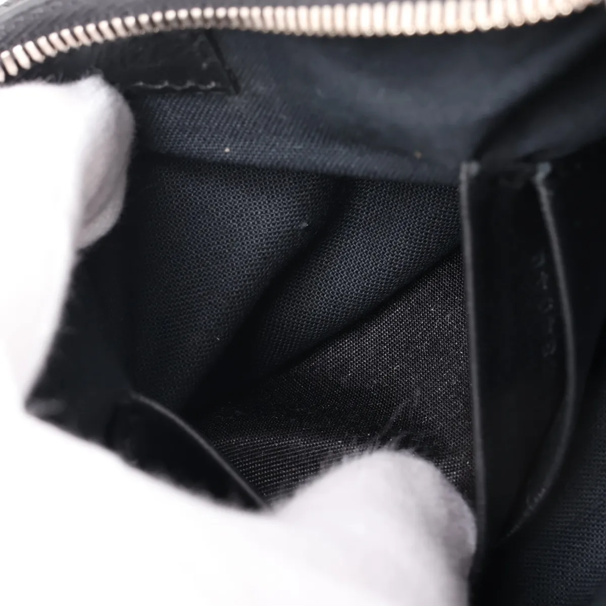 Le Cagole Mini 695814 Leather 2-Way Shoulder Bag, Black — view 9