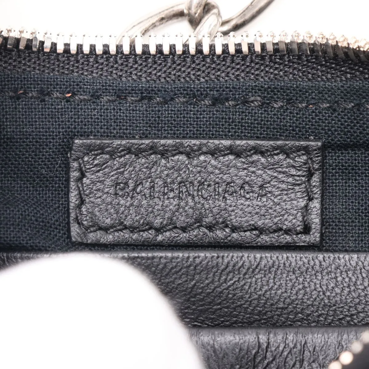 Le Cagole Mini 695814 Leather 2-Way Shoulder Bag, Black — view 10