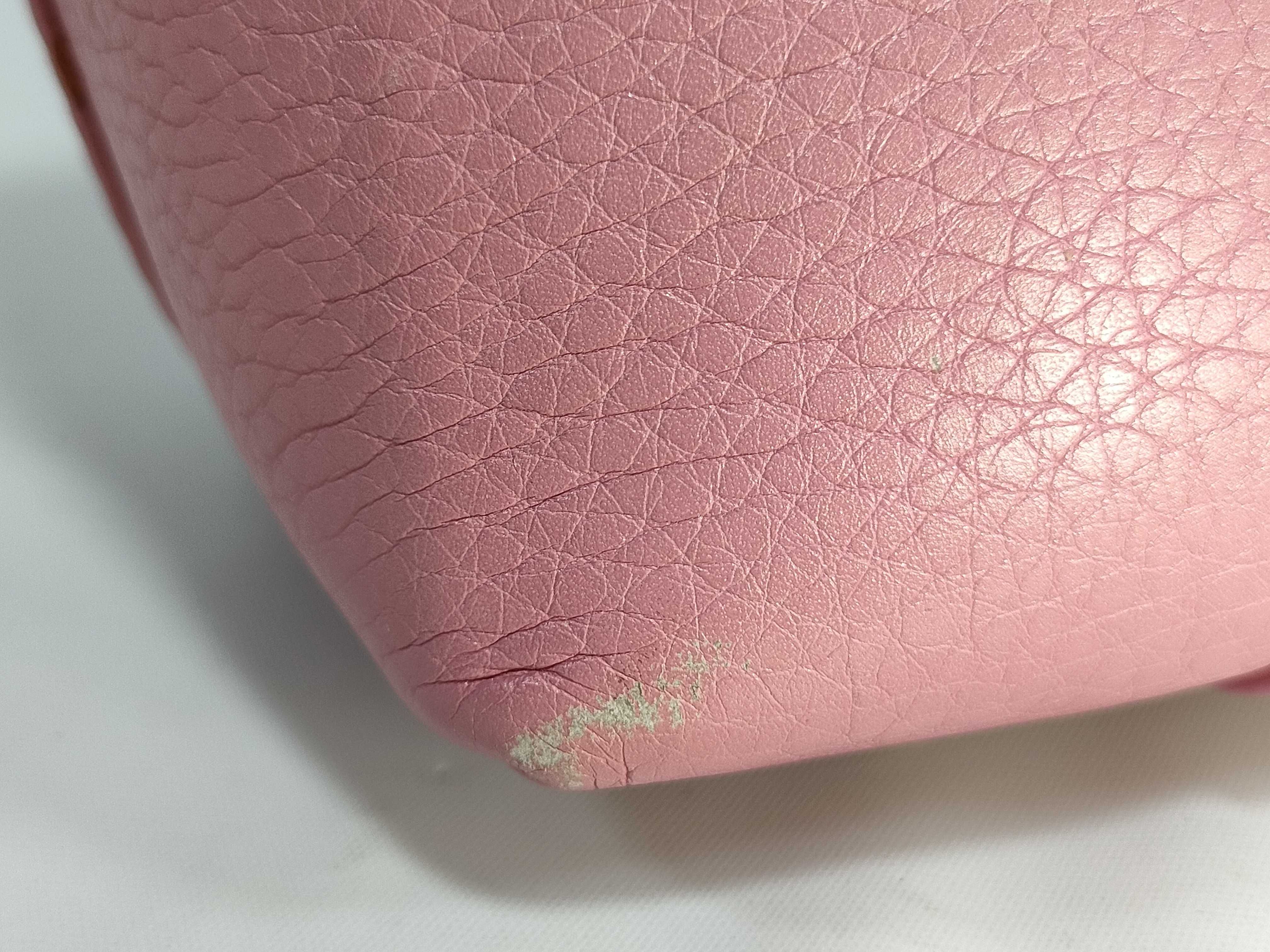 Leather Handbag Pink Handbag — view 11