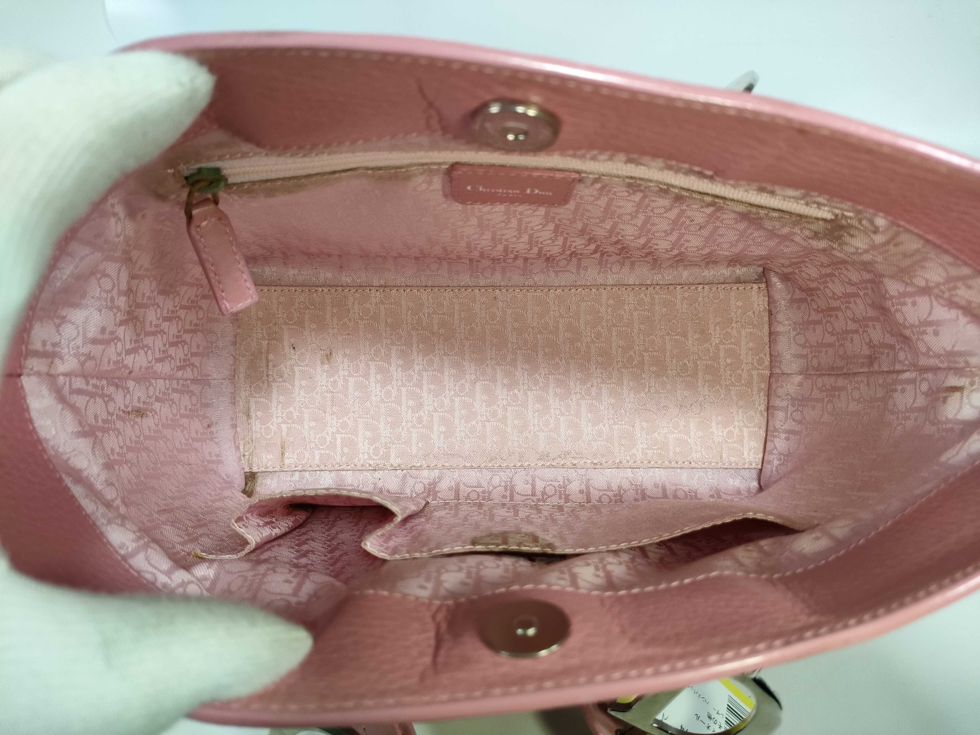 Leather Handbag Pink Handbag — view 14