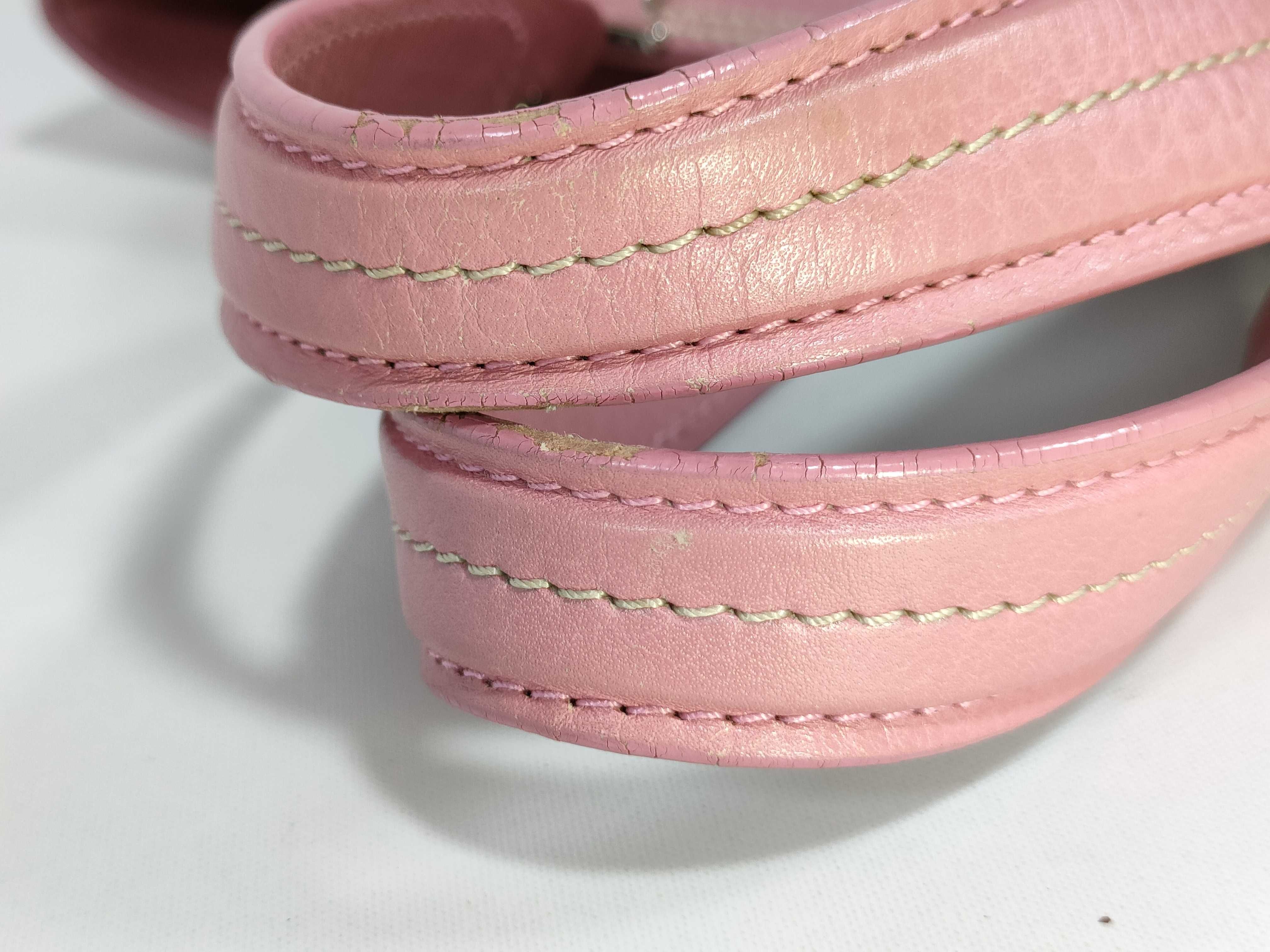 Leather Handbag Pink Handbag — view 4