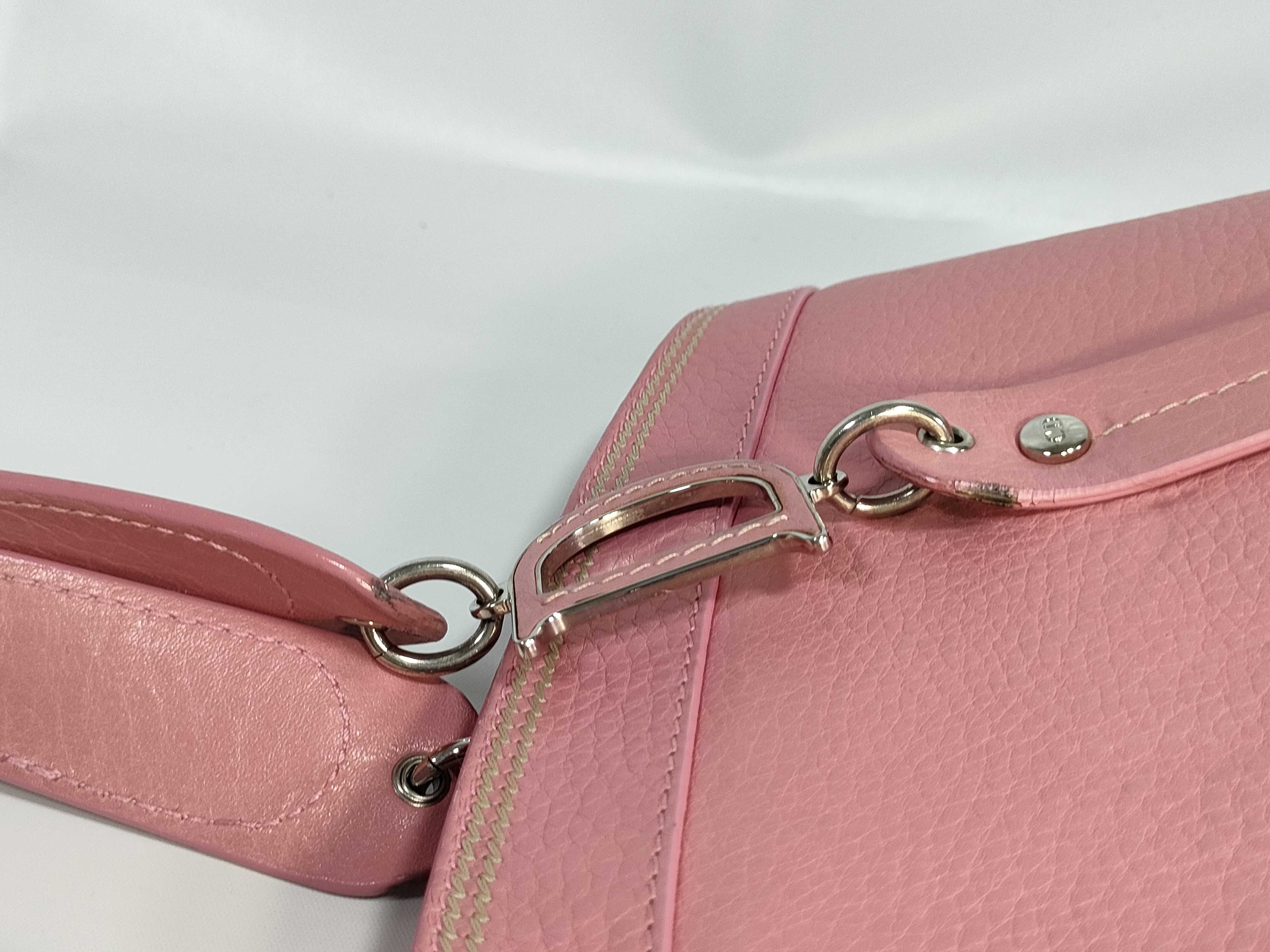 Leather Handbag Pink Handbag — view 5