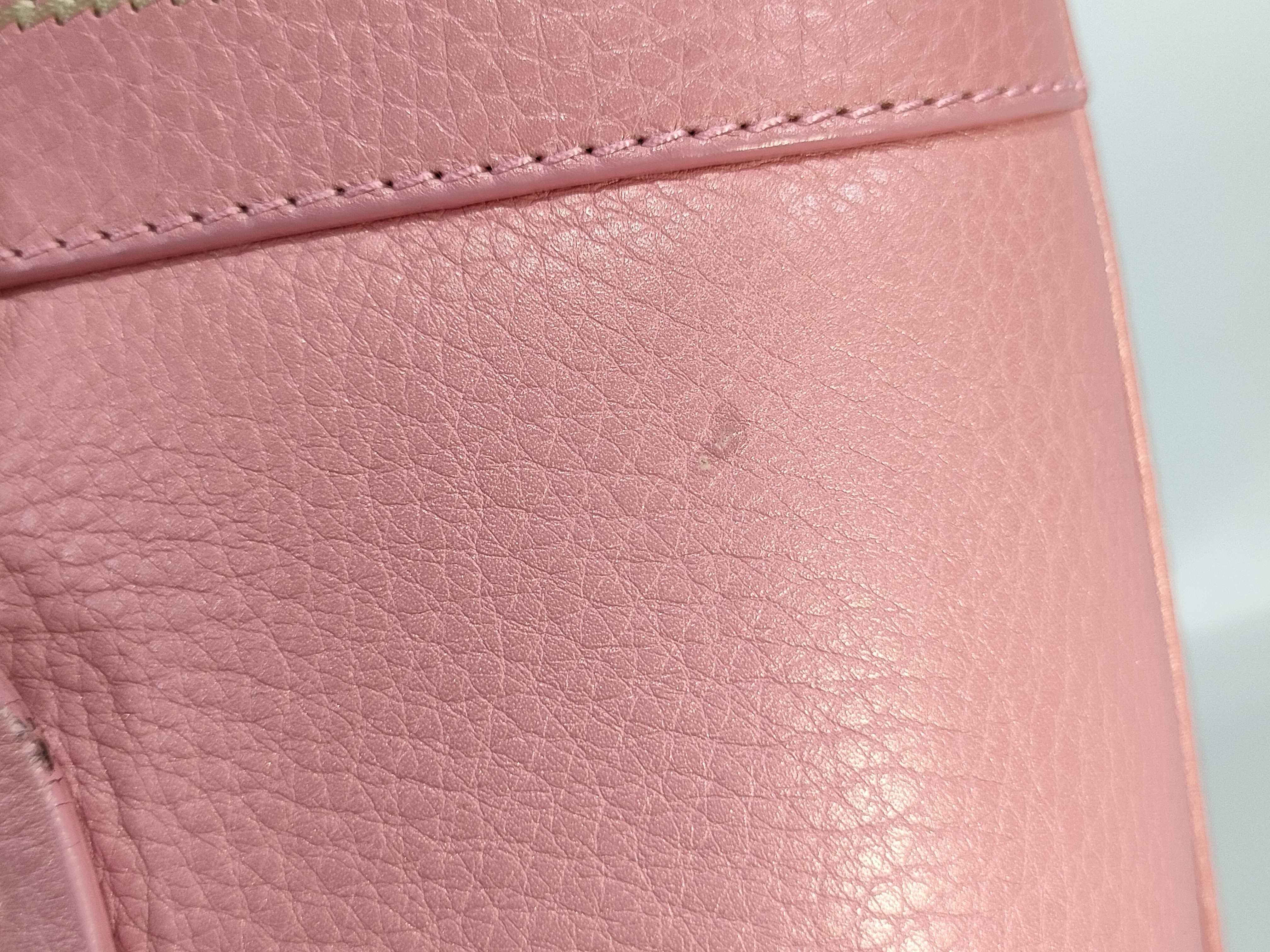 Leather Handbag Pink Handbag — view 10