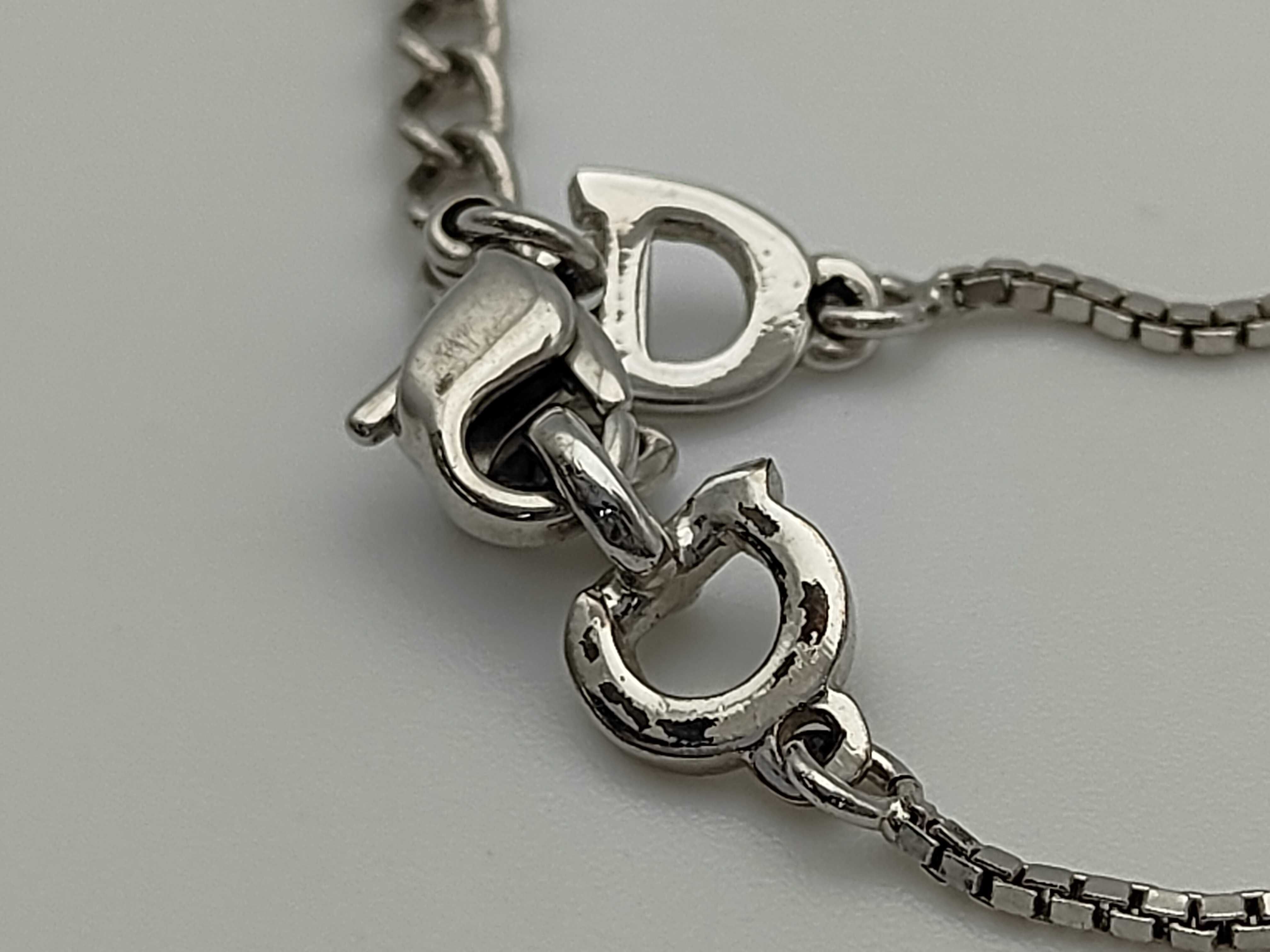Christian logo plate silver necklace — view 7