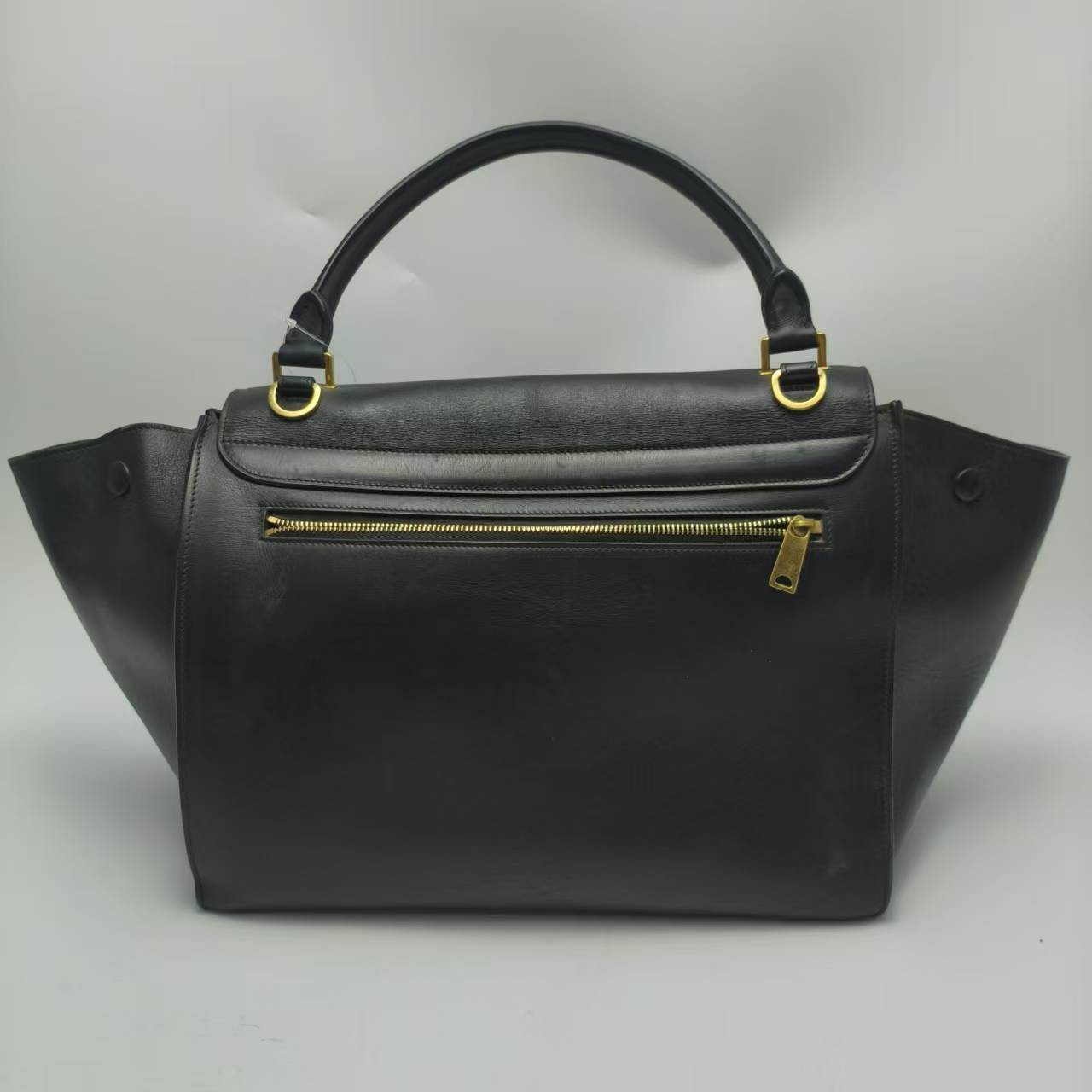 【*Shipped from: China*】CELINE Trapeze Leather Shoulder Bag — view 3