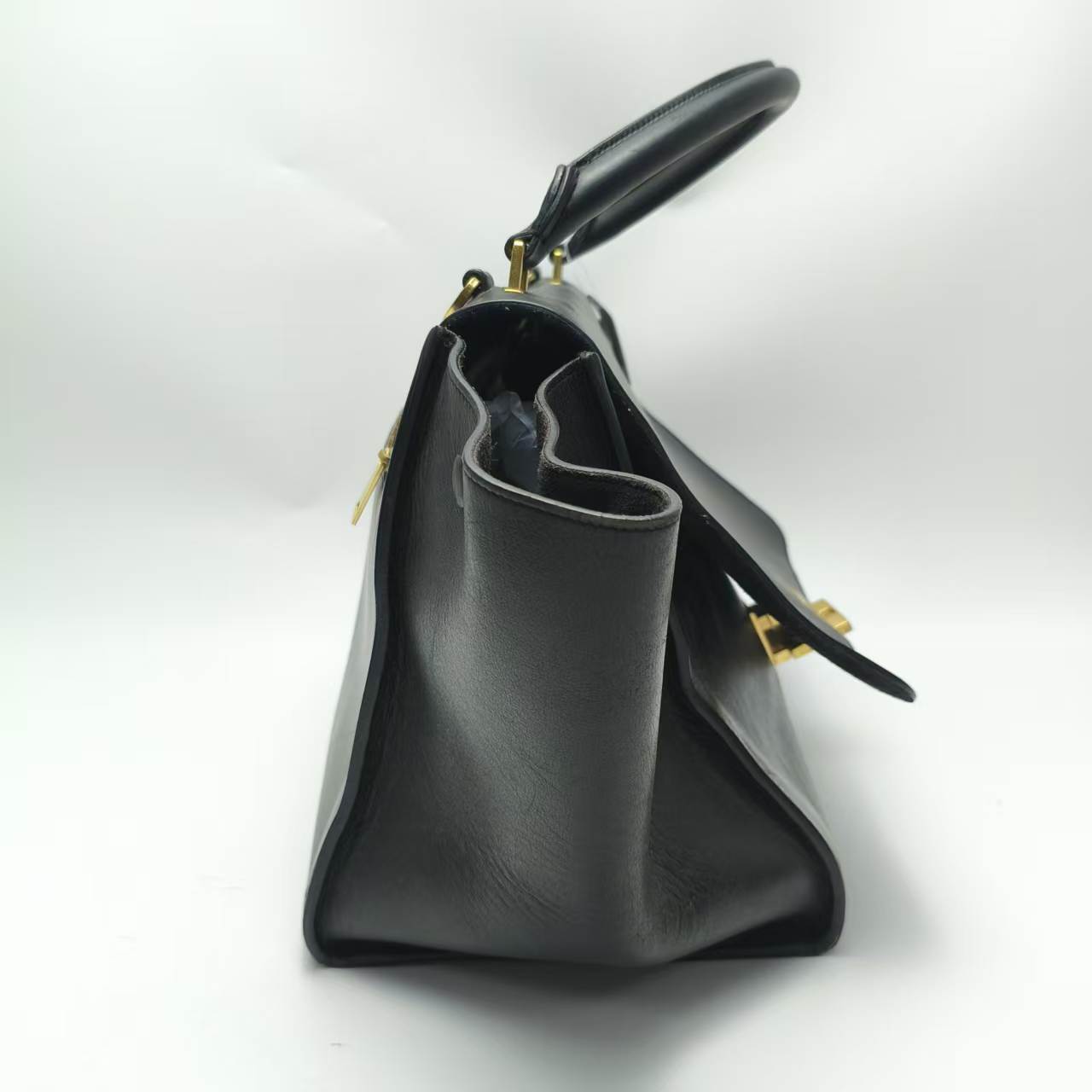【*Shipped from: China*】CELINE Trapeze Leather Shoulder Bag — view 4
