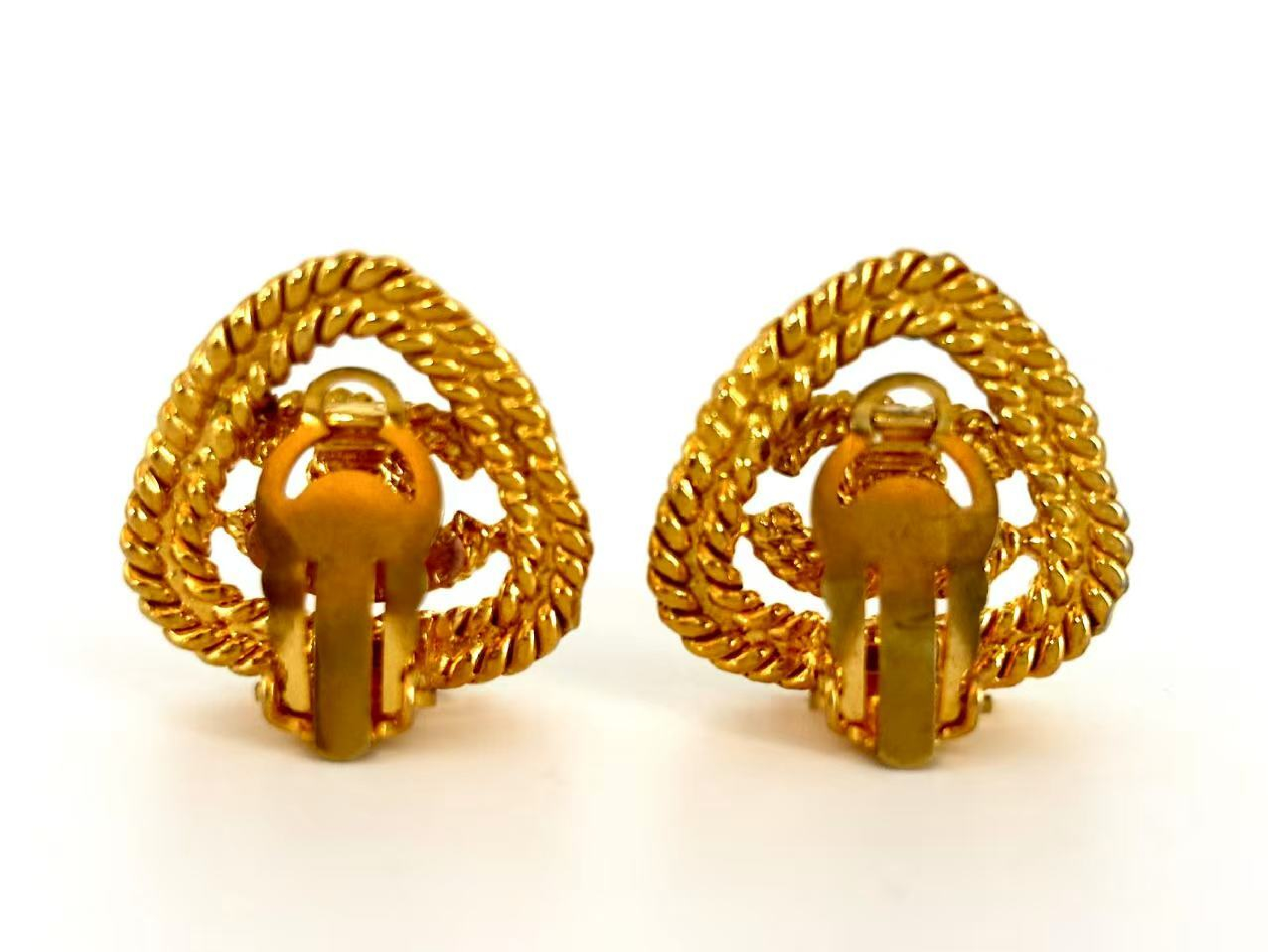 Coco Mark Gold Earrings — view 7