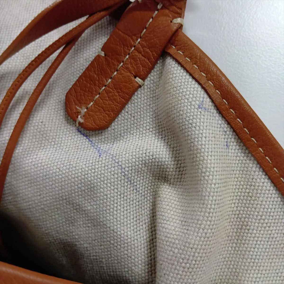 Saint Louis GM PVC x Leather Tote Bag, Brown — view 14