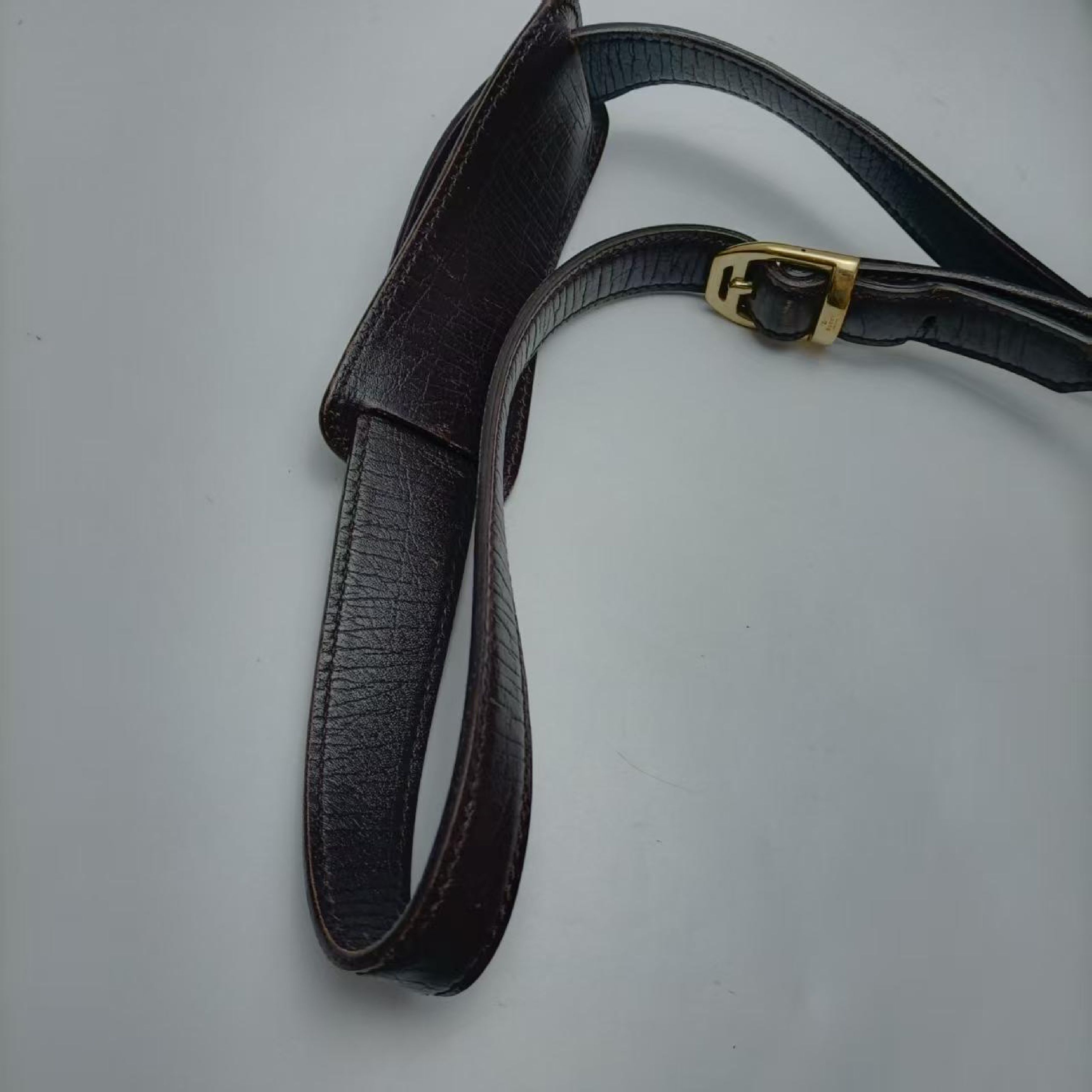Horsebit Canvas Shoulder Bag 154379 Shoulder Bag — view 3
