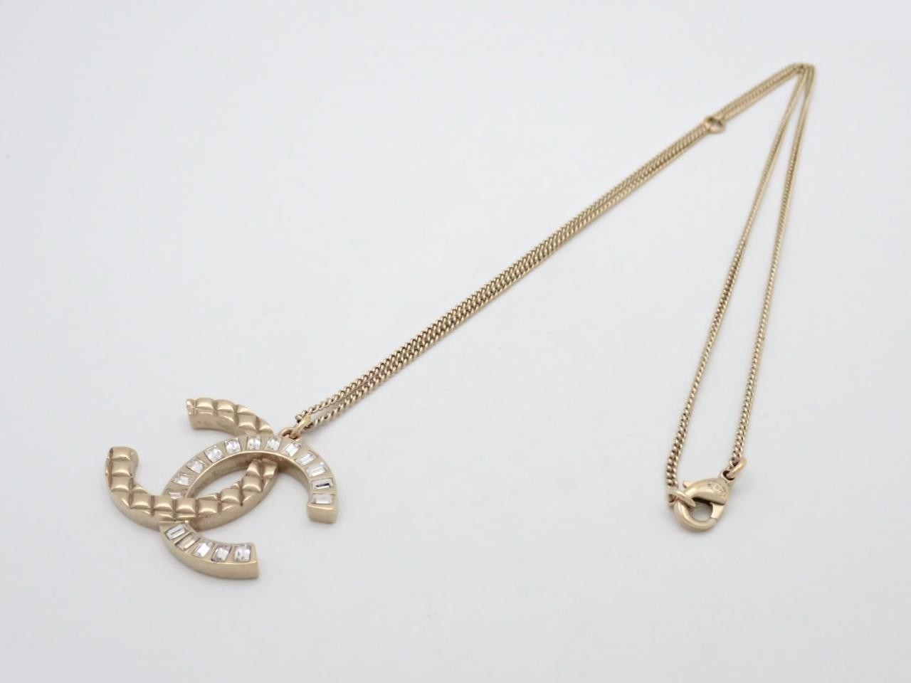 Coco Mark Rhinestone Necklace, B18V, Chain approx. 60cm — view 3
