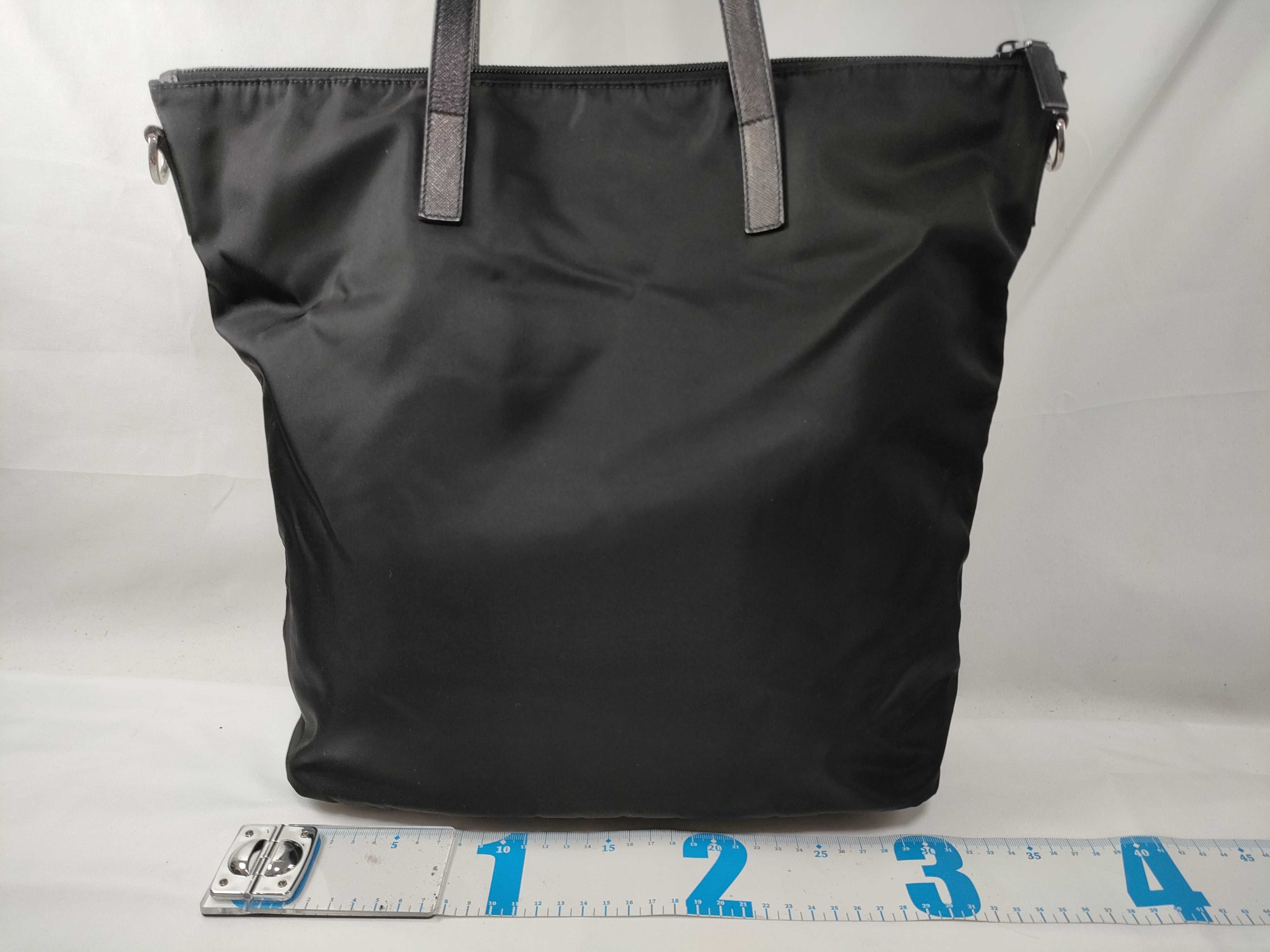Nylon Prada Nylon Tote Bag Black 8 Tote Bag — view 2