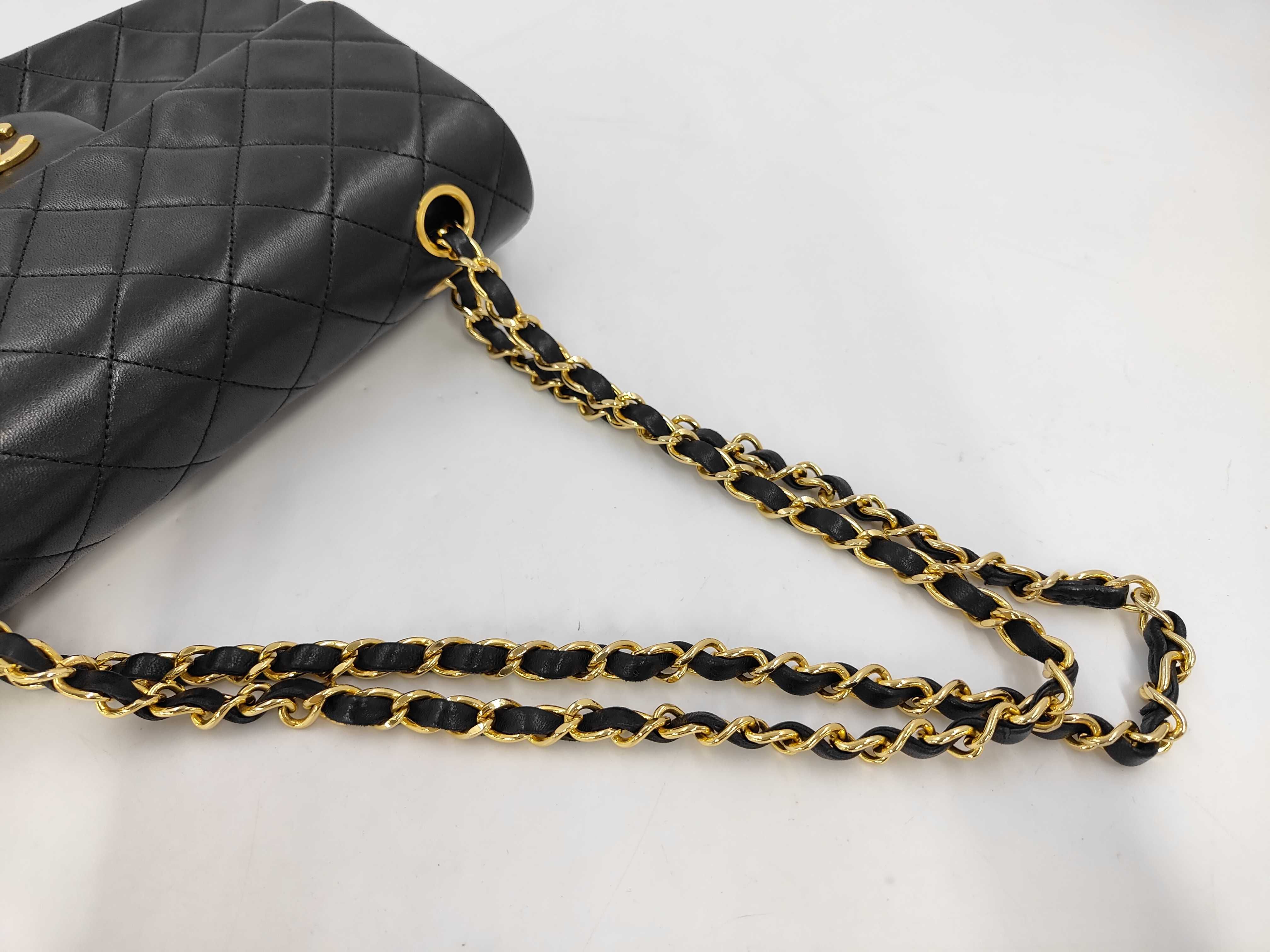Matelassé 23 Lambskin Double Flap Double Chain Shoulder Bag — view 5
