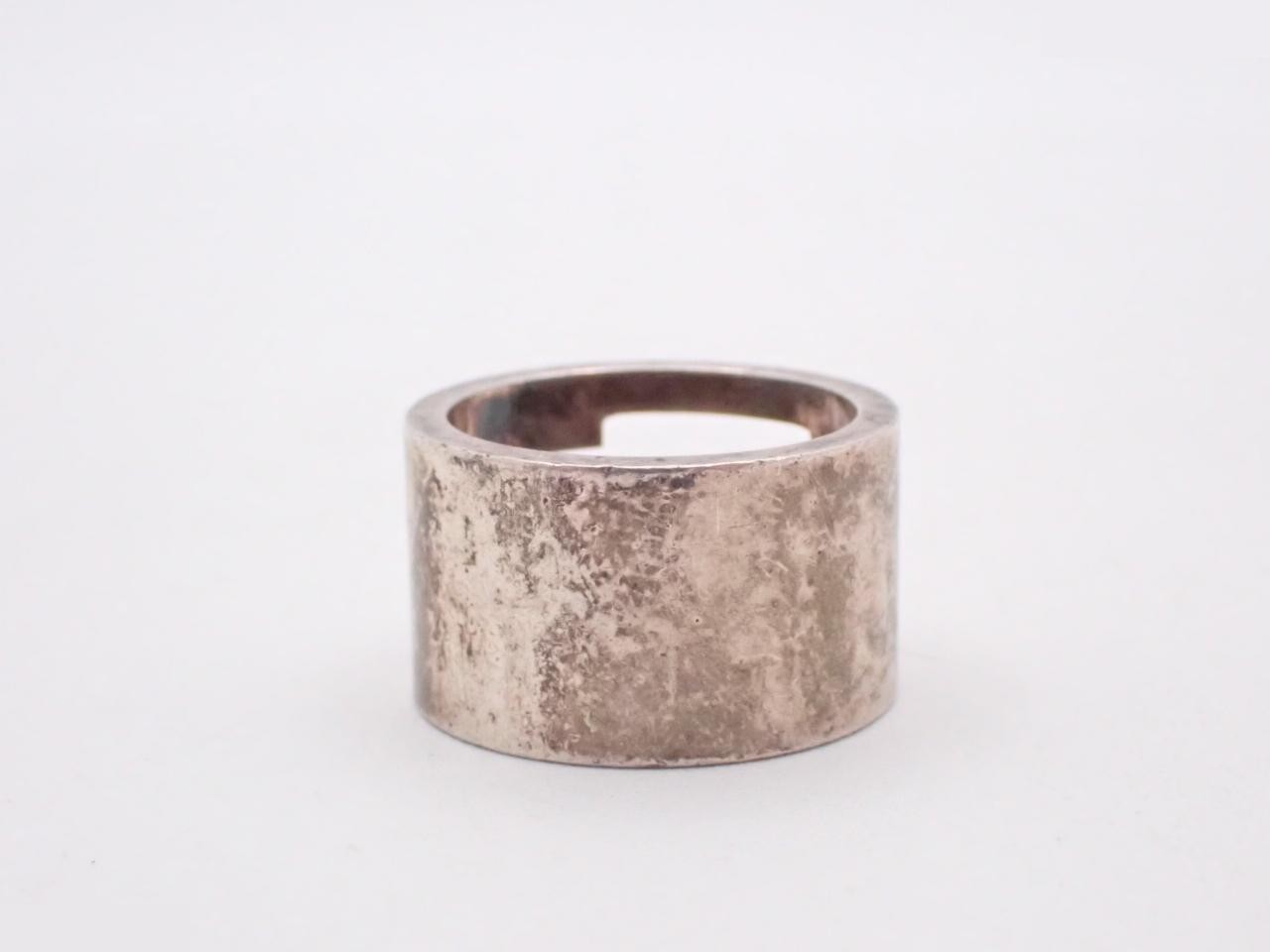 925 Gucci Ring, 11.2g, #stamped 12, actual size #11 — view 2