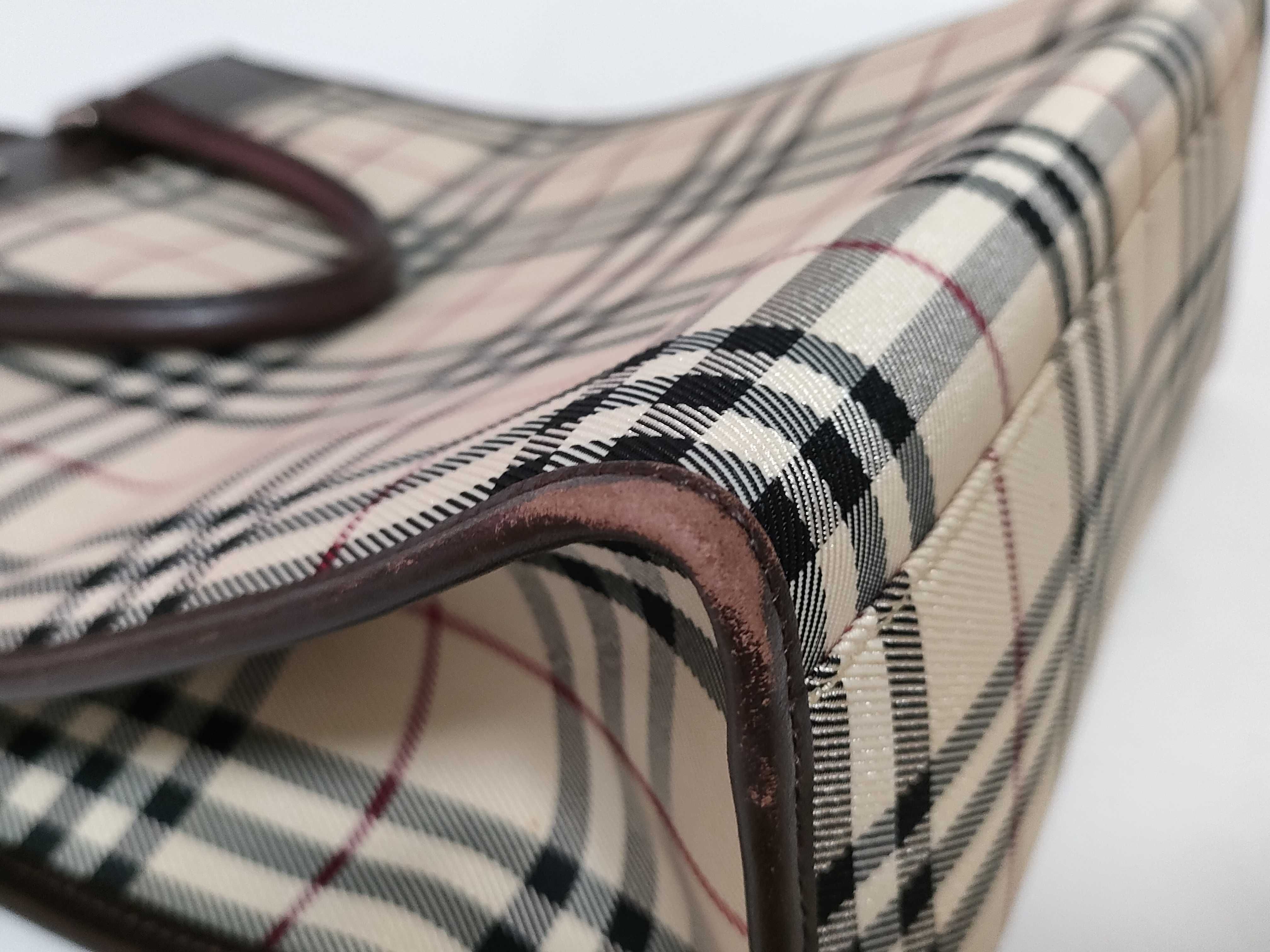 Nova Check Canvas Tote Bag — view 7