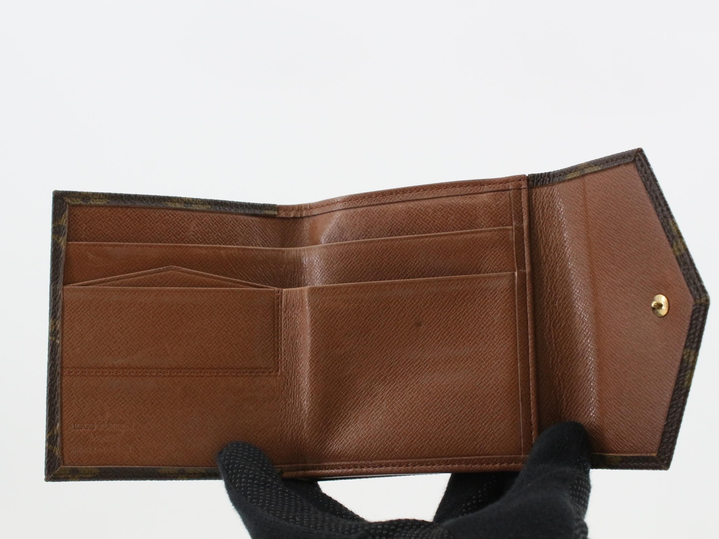 Monogram Porte Monnaie Billet Carte Credit Folding Wallet — view 4