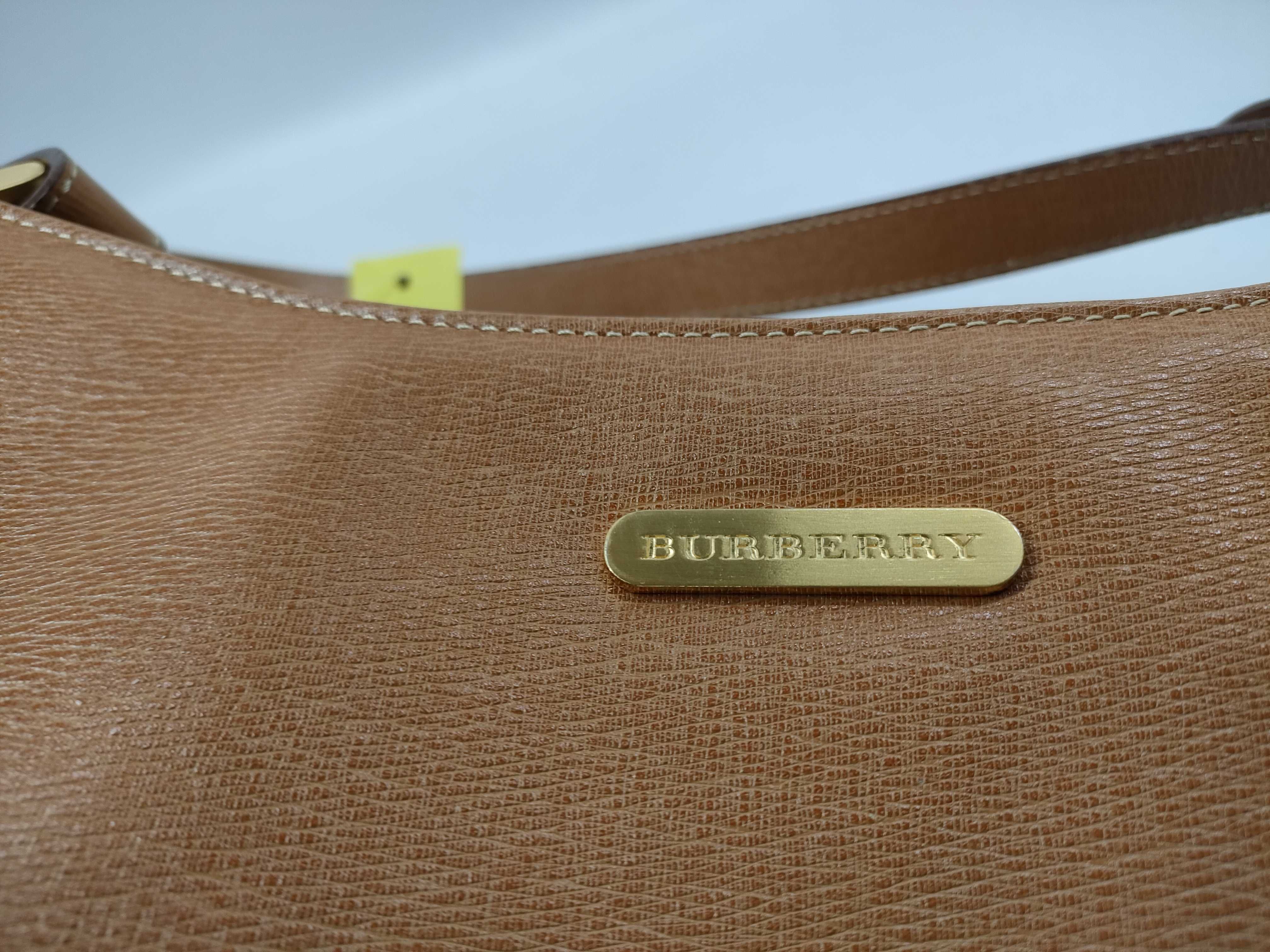 Leather Handbag Nova Check Orange Shoulder Bag — view 15