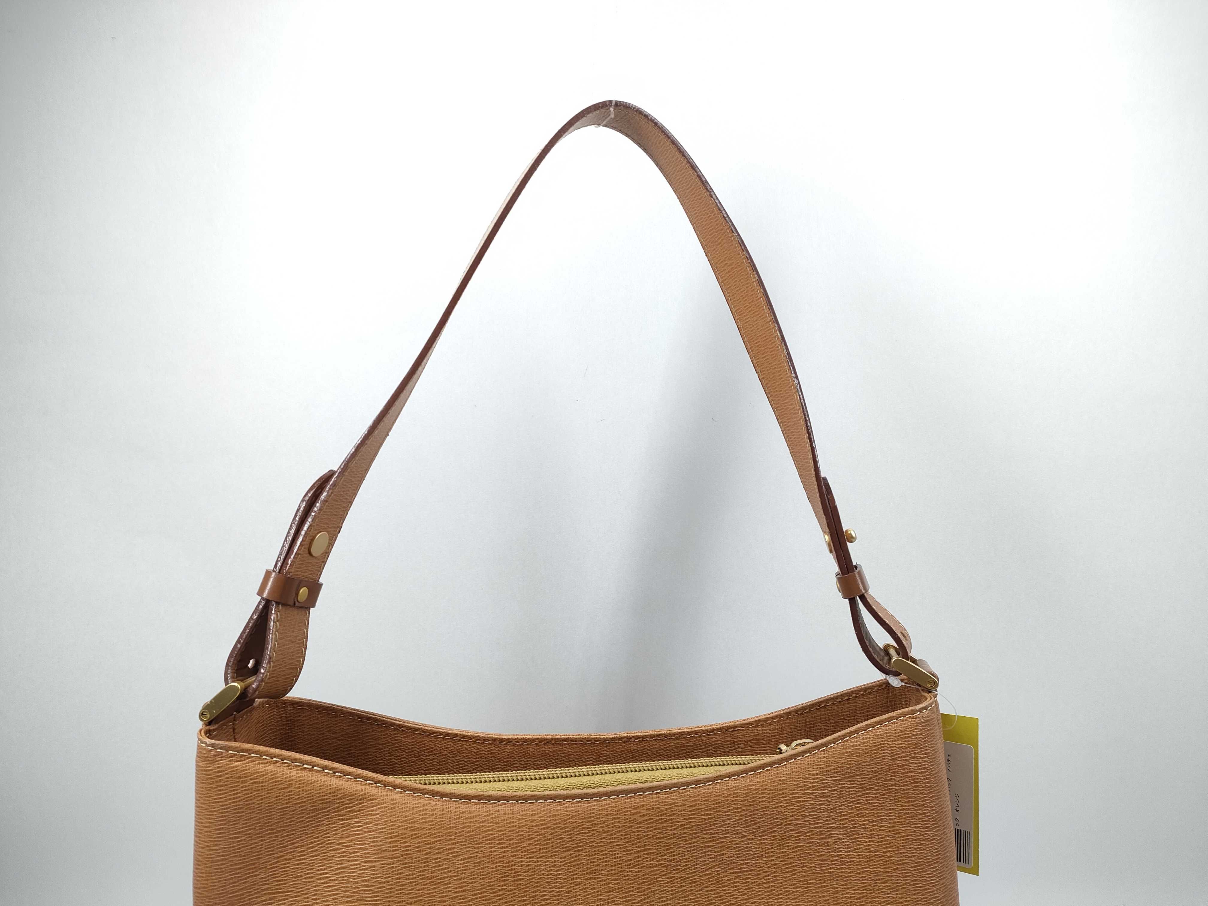Leather Handbag Nova Check Orange Shoulder Bag — view 4