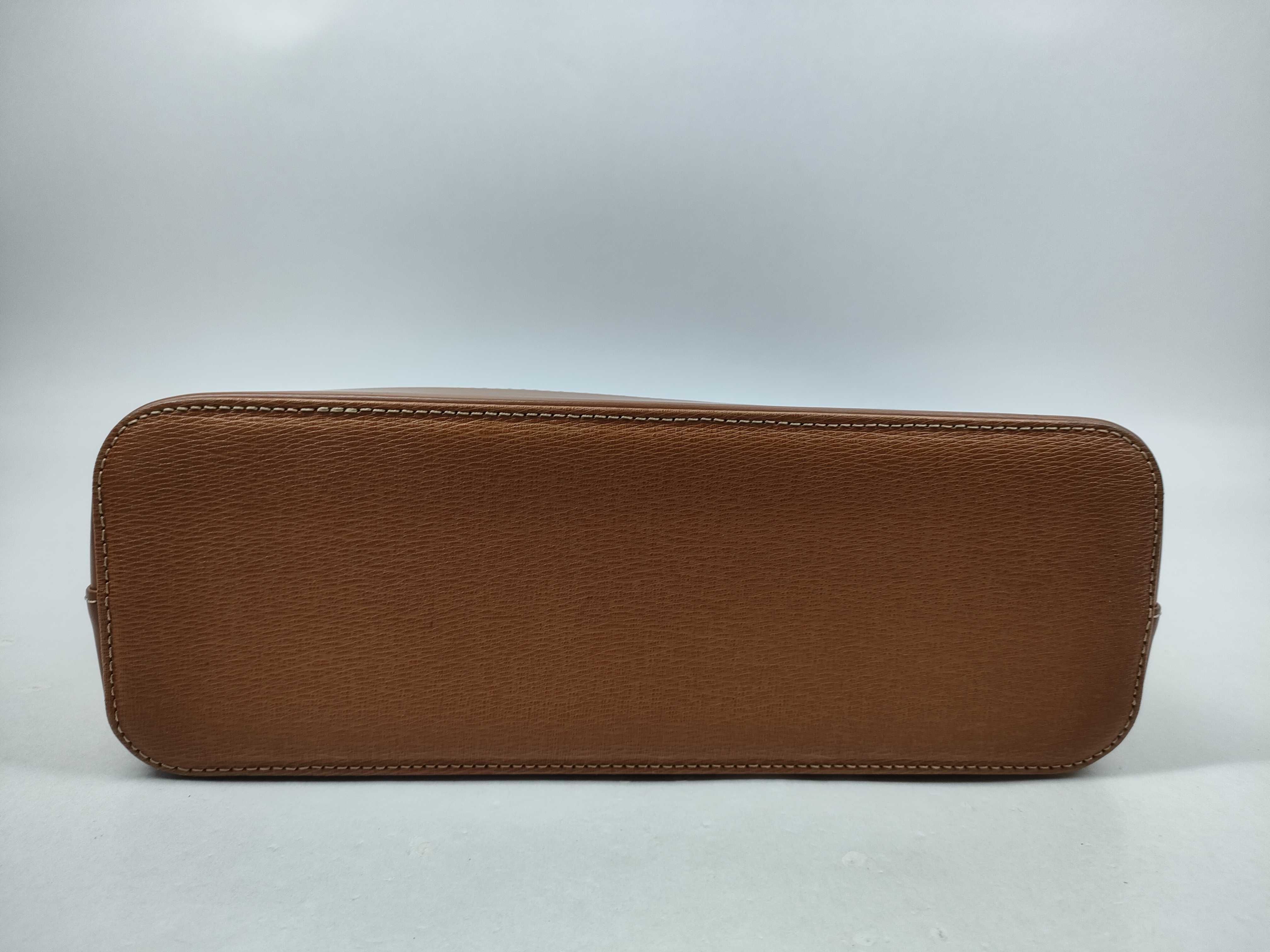 Leather Handbag Nova Check Orange Shoulder Bag — view 7