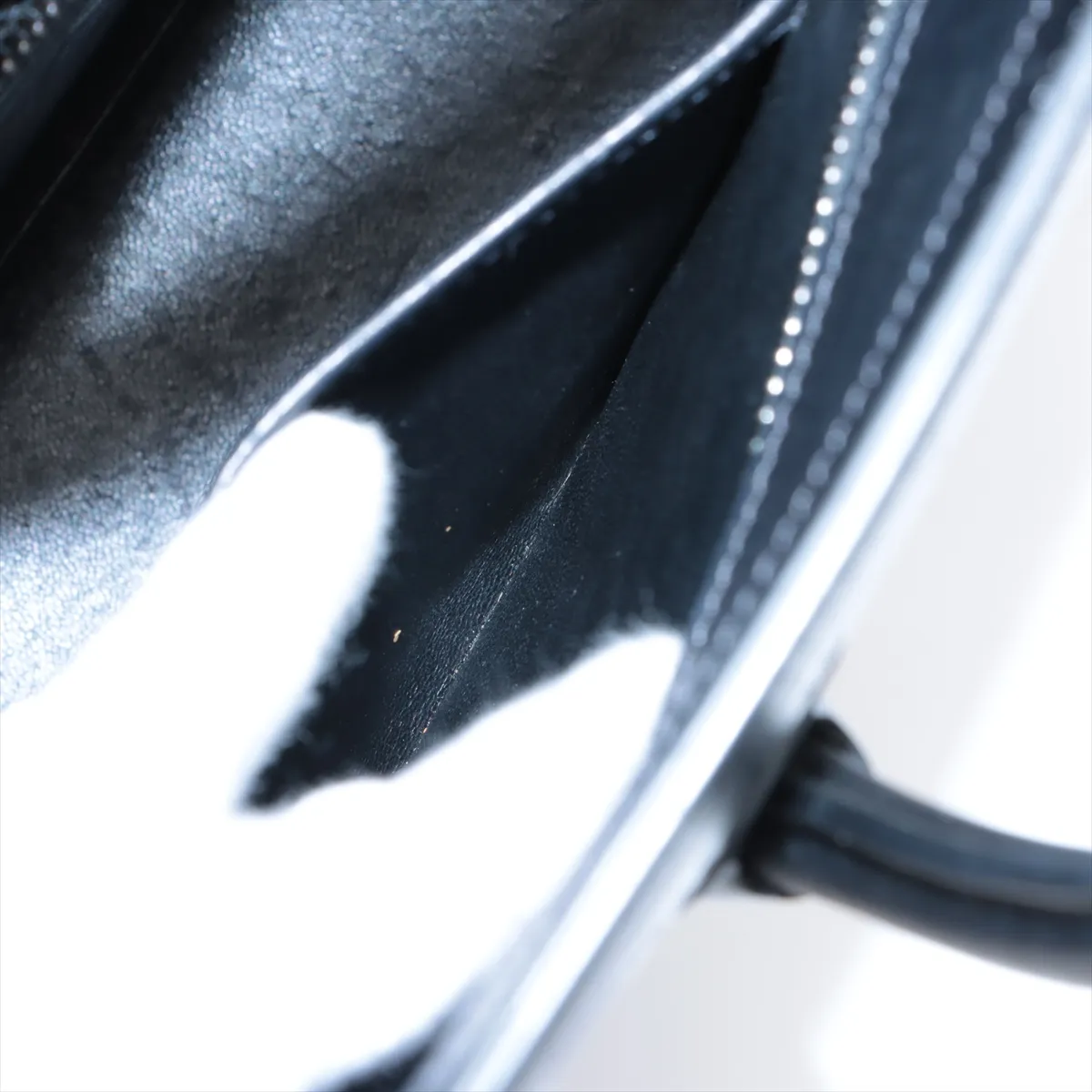 Luggage Micro Shopper Leather x Suede Handbag Black x Pink — view 9