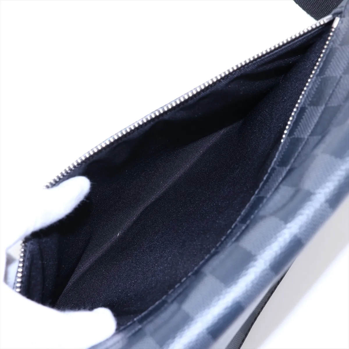 Damier Graphite District MM N41029 CA2128 Black (RFID detected) — view 11