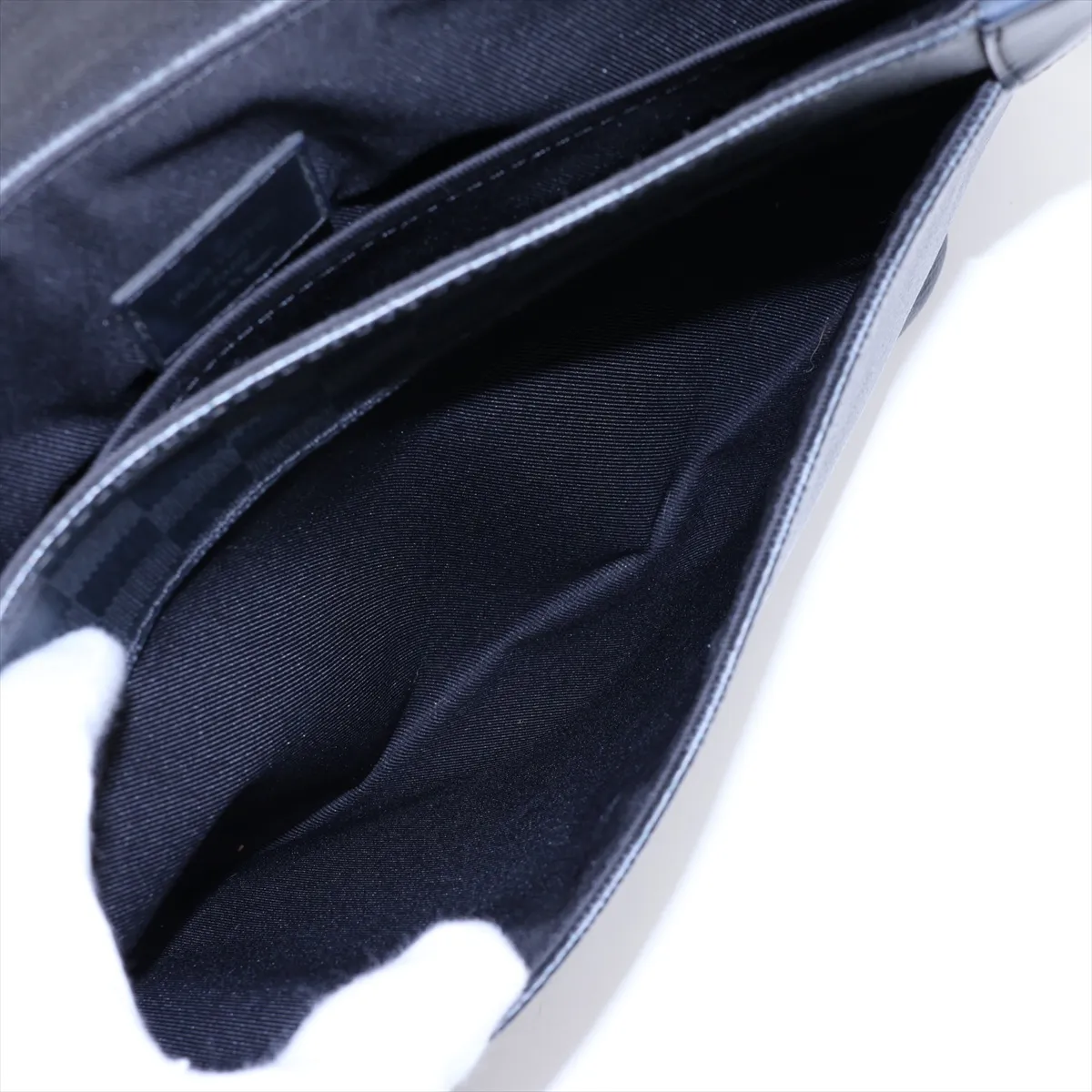 Damier Graphite District MM N41029 CA2128 Black (RFID detected) — view 10