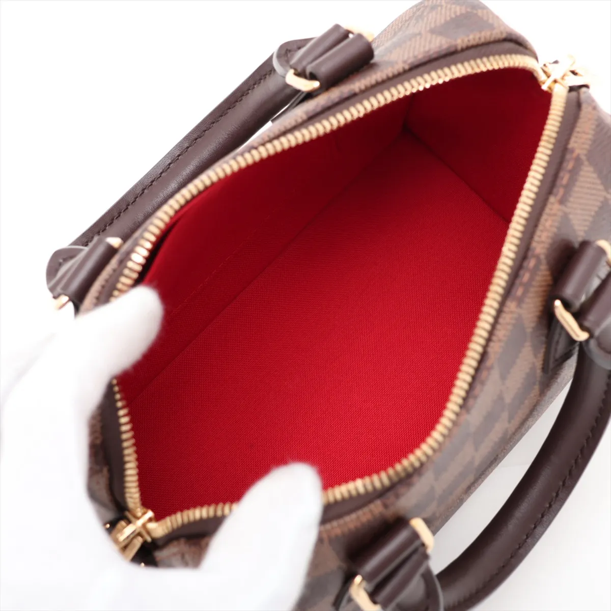 Damier Speedy Bandoulière 20 N40489 Brown (RFID detected) — view 8