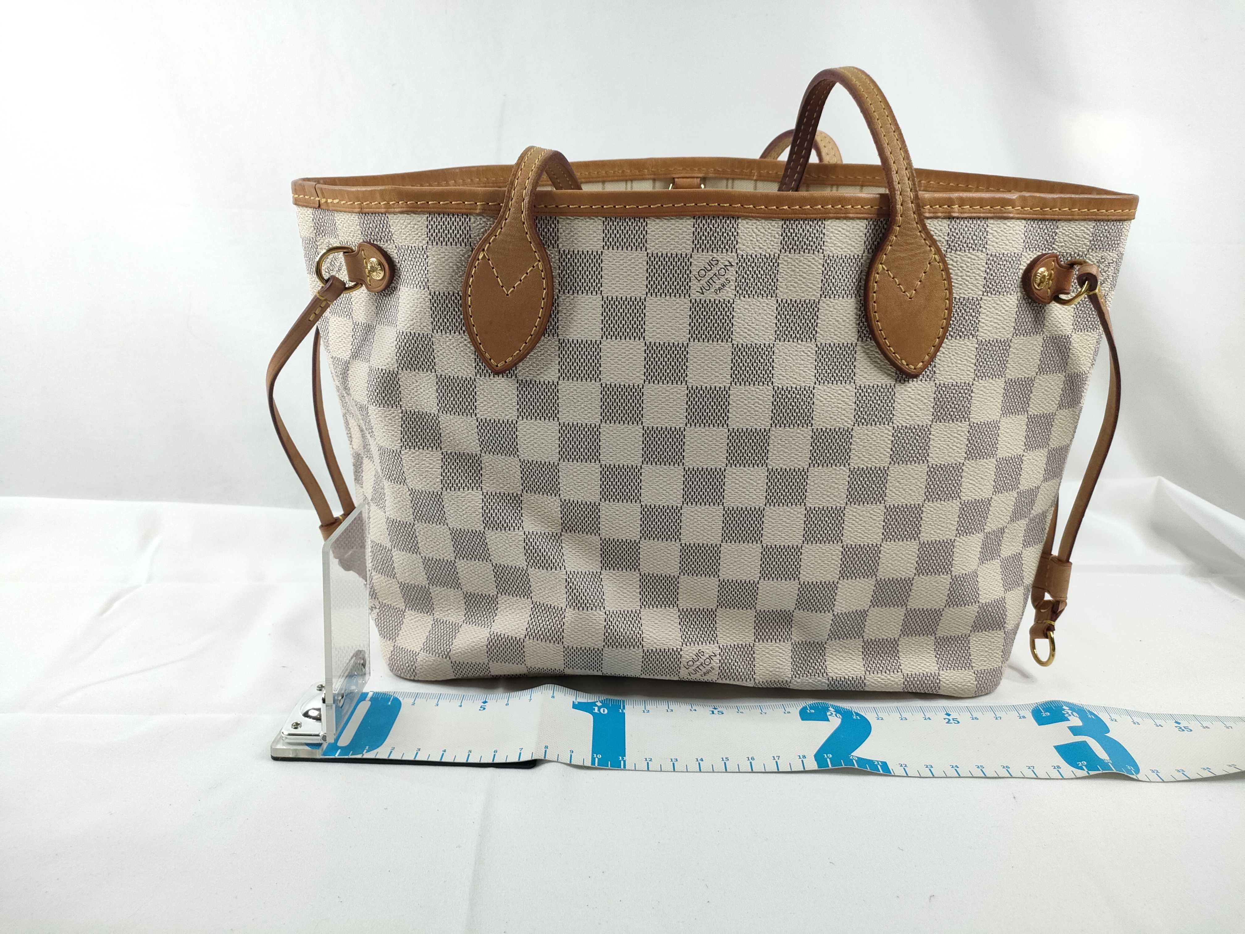 Damier Azur Neverfull PM N51110 AR1108 Tote Bag — view 2