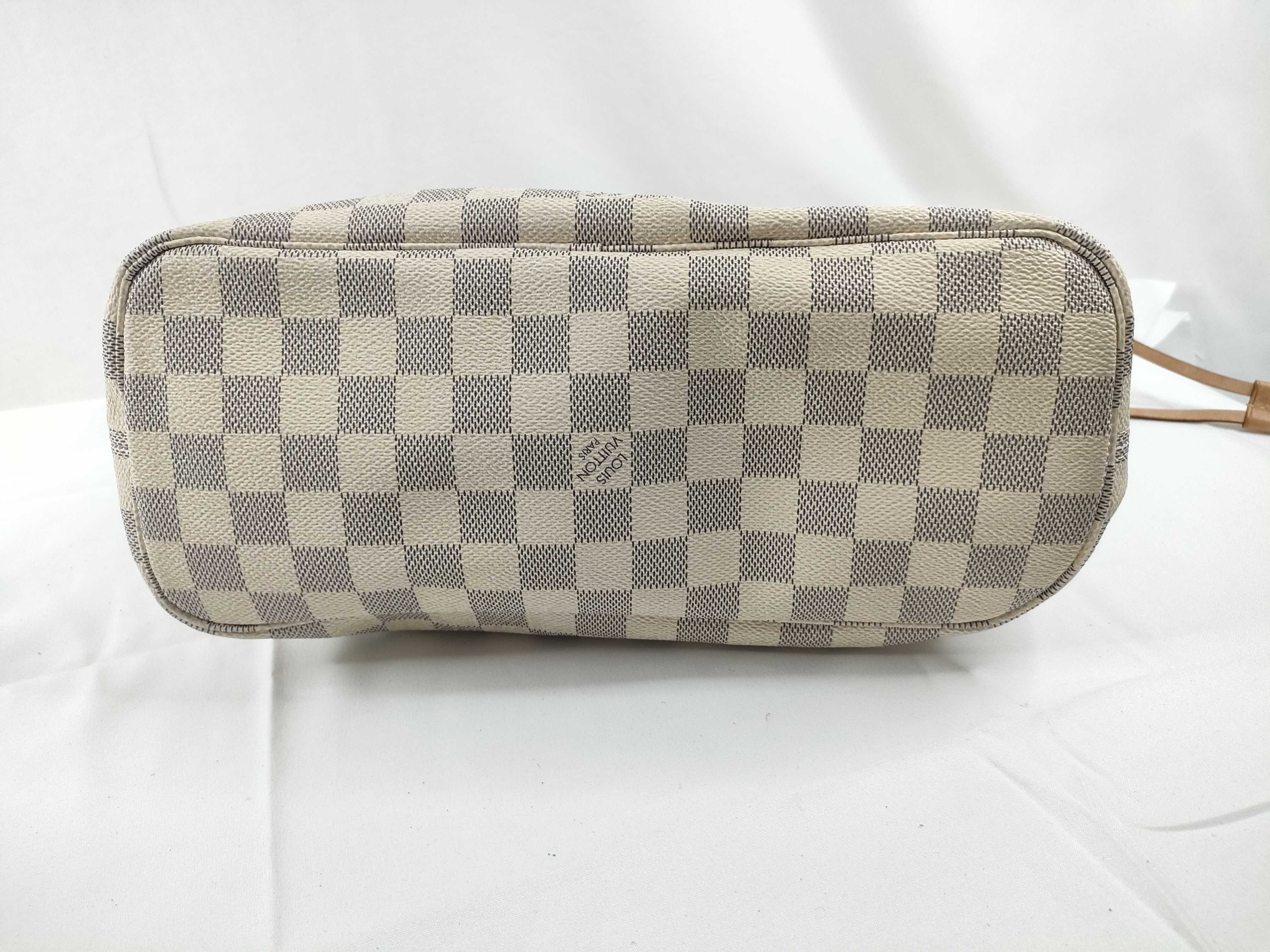 Damier Azur Neverfull PM N51110 AR1108 Tote Bag — view 4