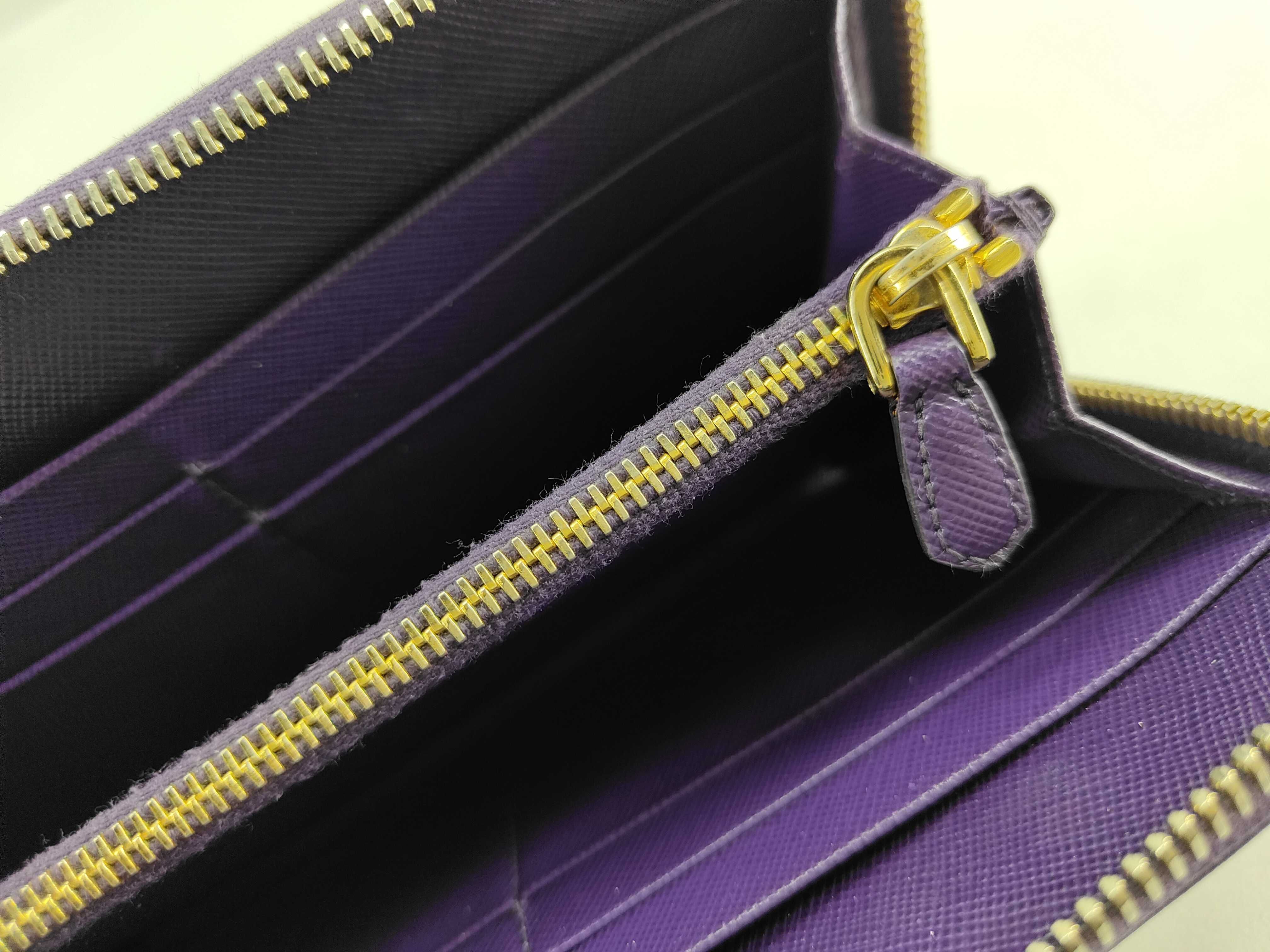 Saffiano Long Wallet Viola — view 8