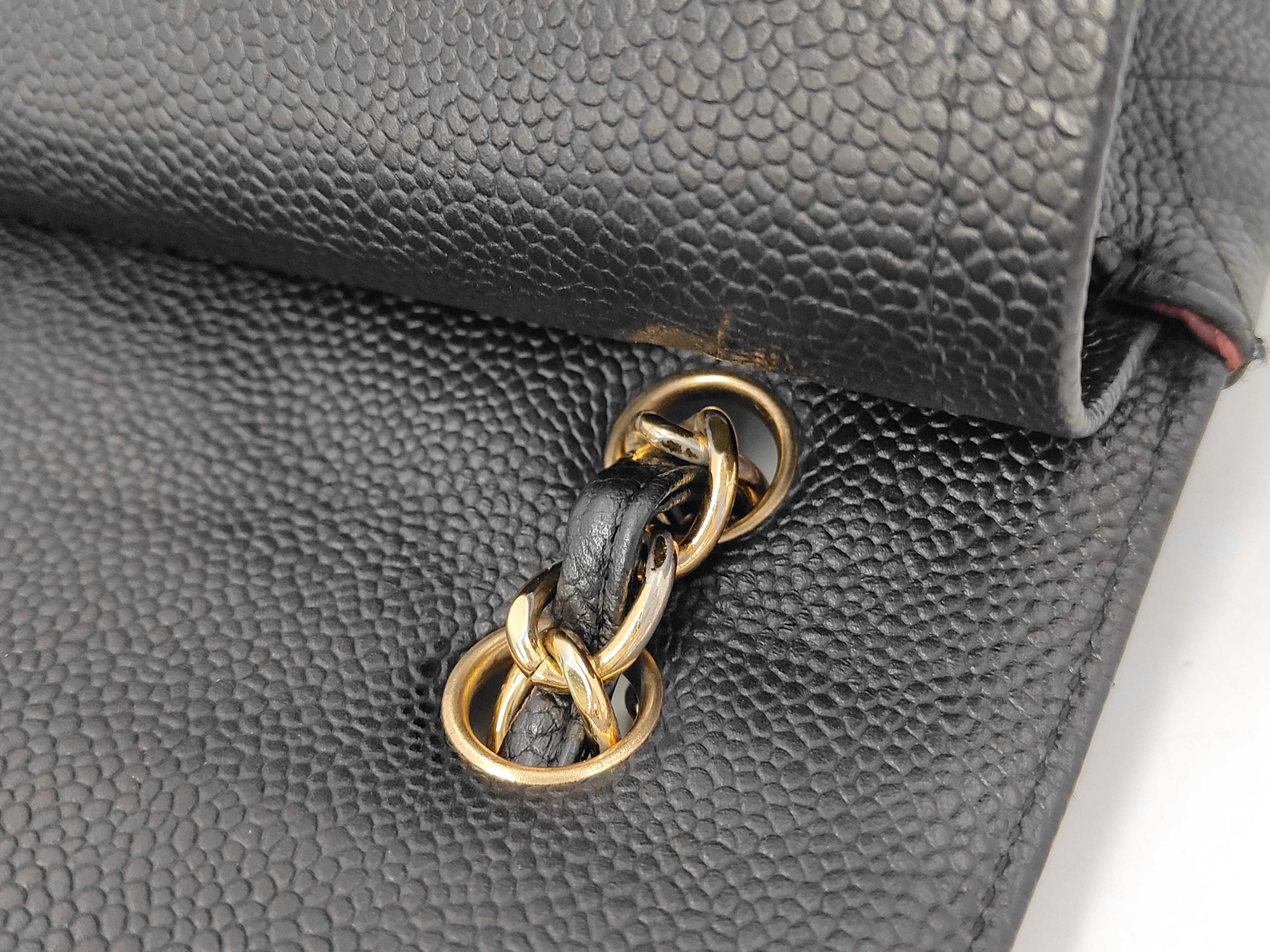 Caviar Skin Matelassé Shoulder Bag — view 10